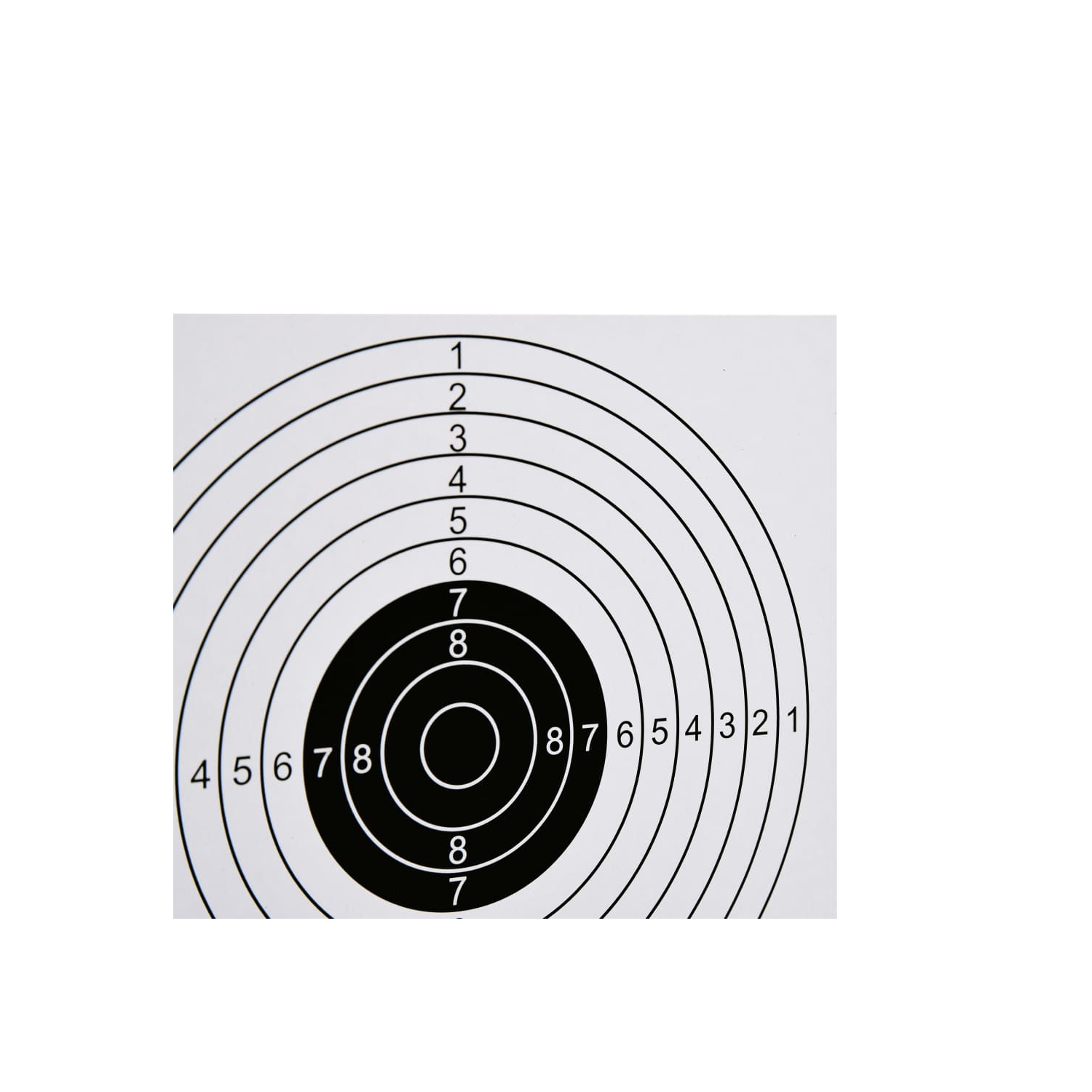 vidaXL 100 pcs Shooting Paper Targets 15x15 cm