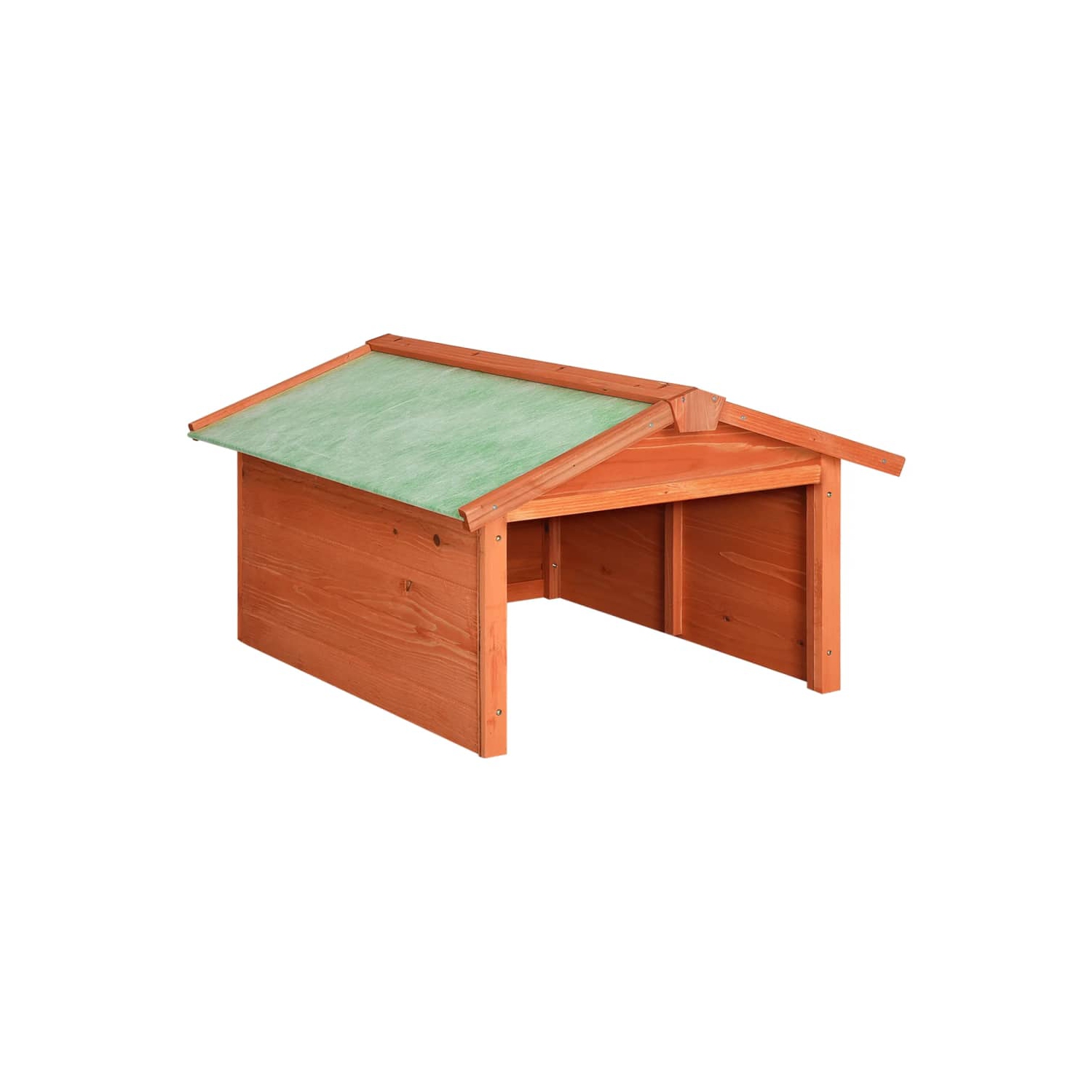 vidaXL Robotic Lawn Mower Garage 72x87x50 cm Solid Firwood