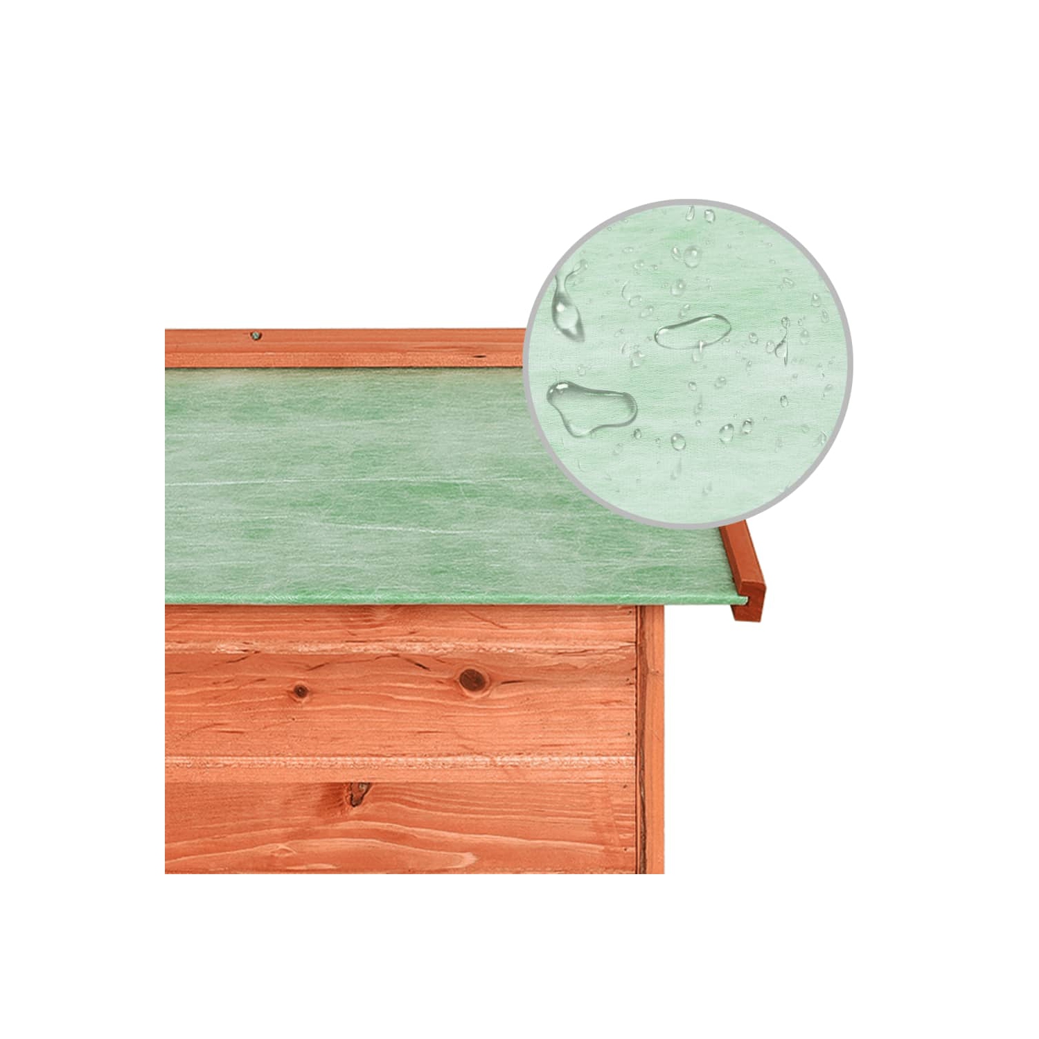 vidaXL Robotic Lawn Mower Garage 72x87x50 cm Solid Firwood