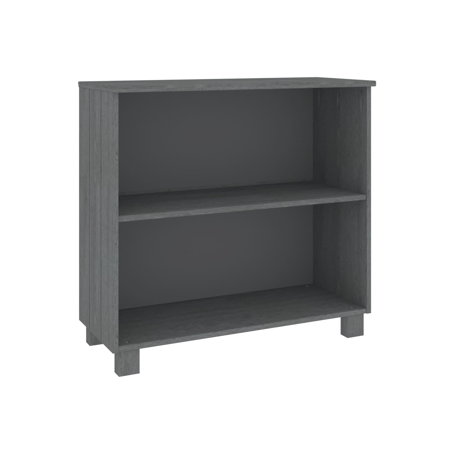 vidaXL Sideboard HAMAR Dark Grey 85x35x80 cm Solid Wood Pine