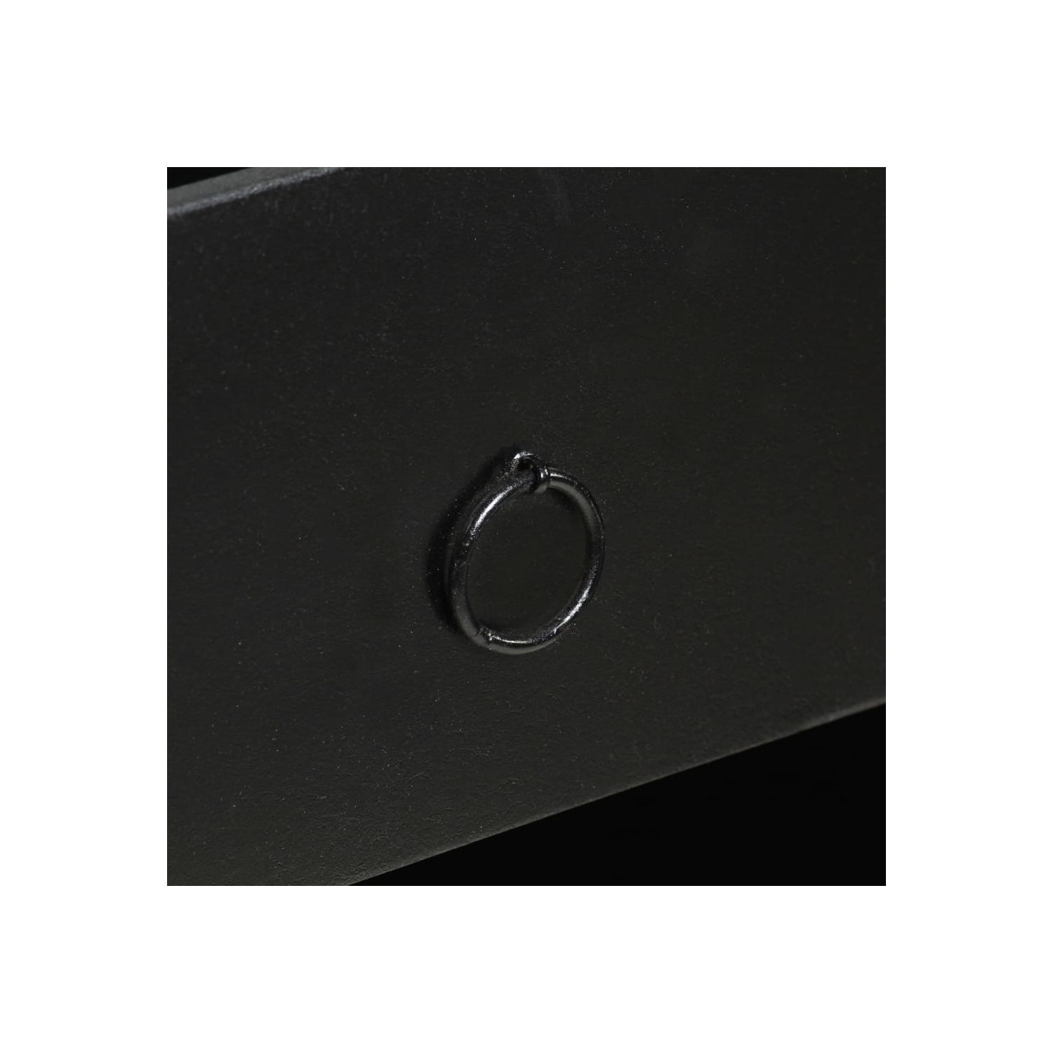 vidaXL Sideboard Black 60x30x120 cm Solid Acacia and Mango Wood