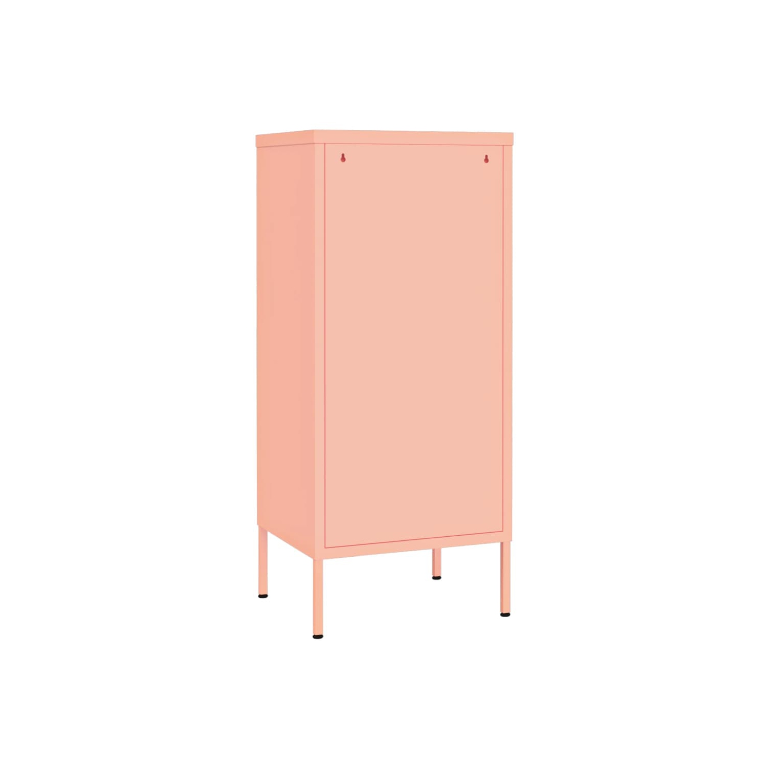 vidaXL Storage Cabinet Pink 42.5x35x101.5 cm Steel