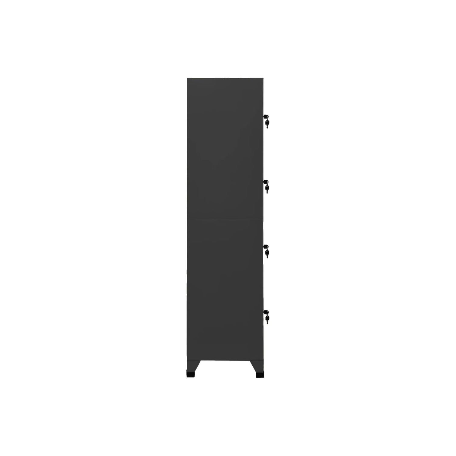 vidaXL Locker Cabinet Anthracite 38x45x180 cm Steel