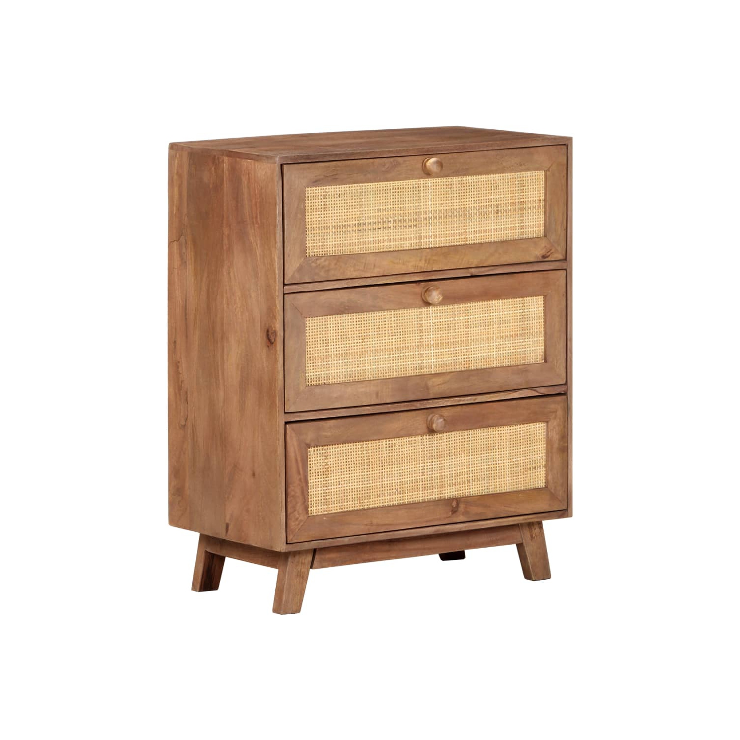 vidaXL Sideboard 61x35x76 cm Solid Mango Wood