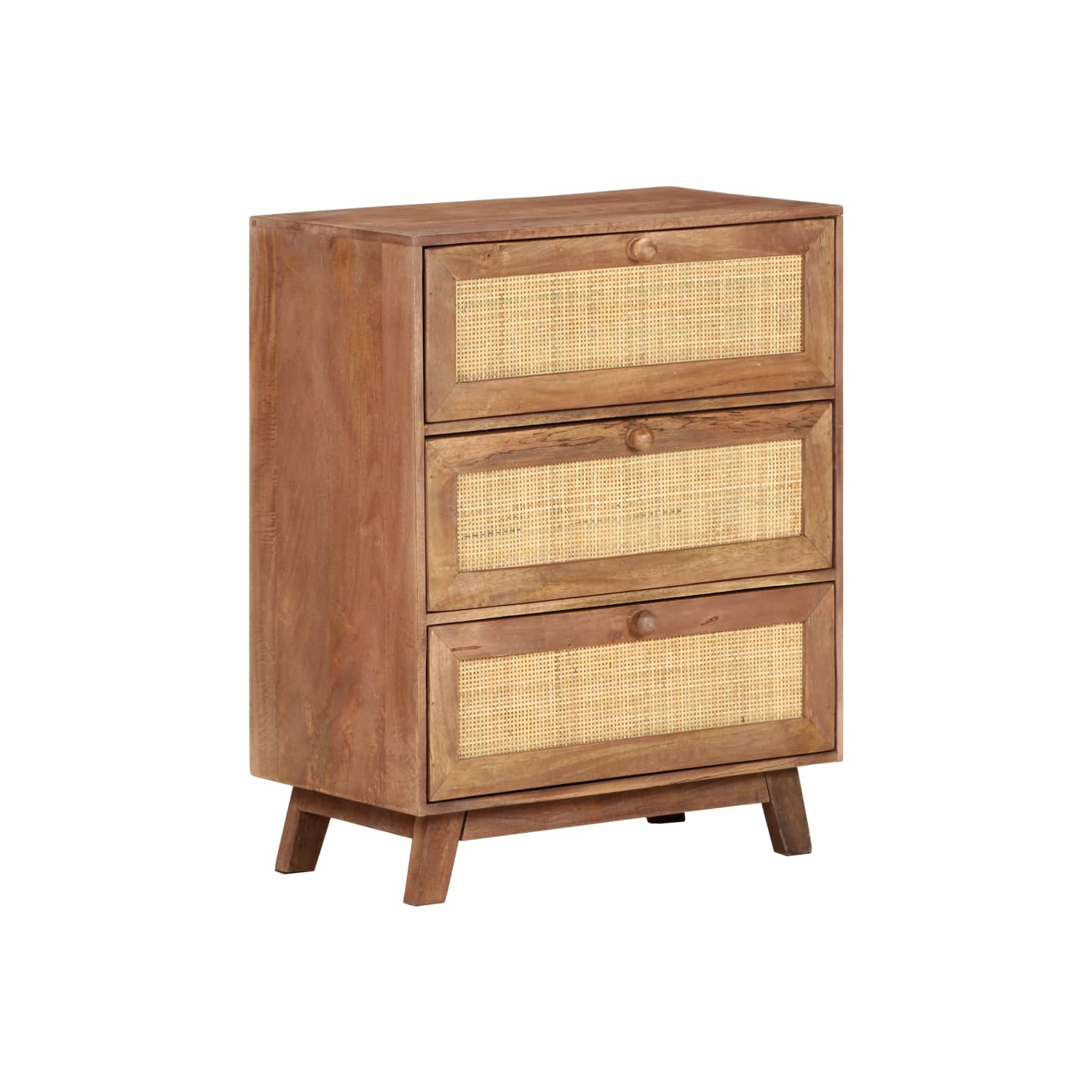 vidaXL Sideboard 61x35x76 cm Solid Mango Wood