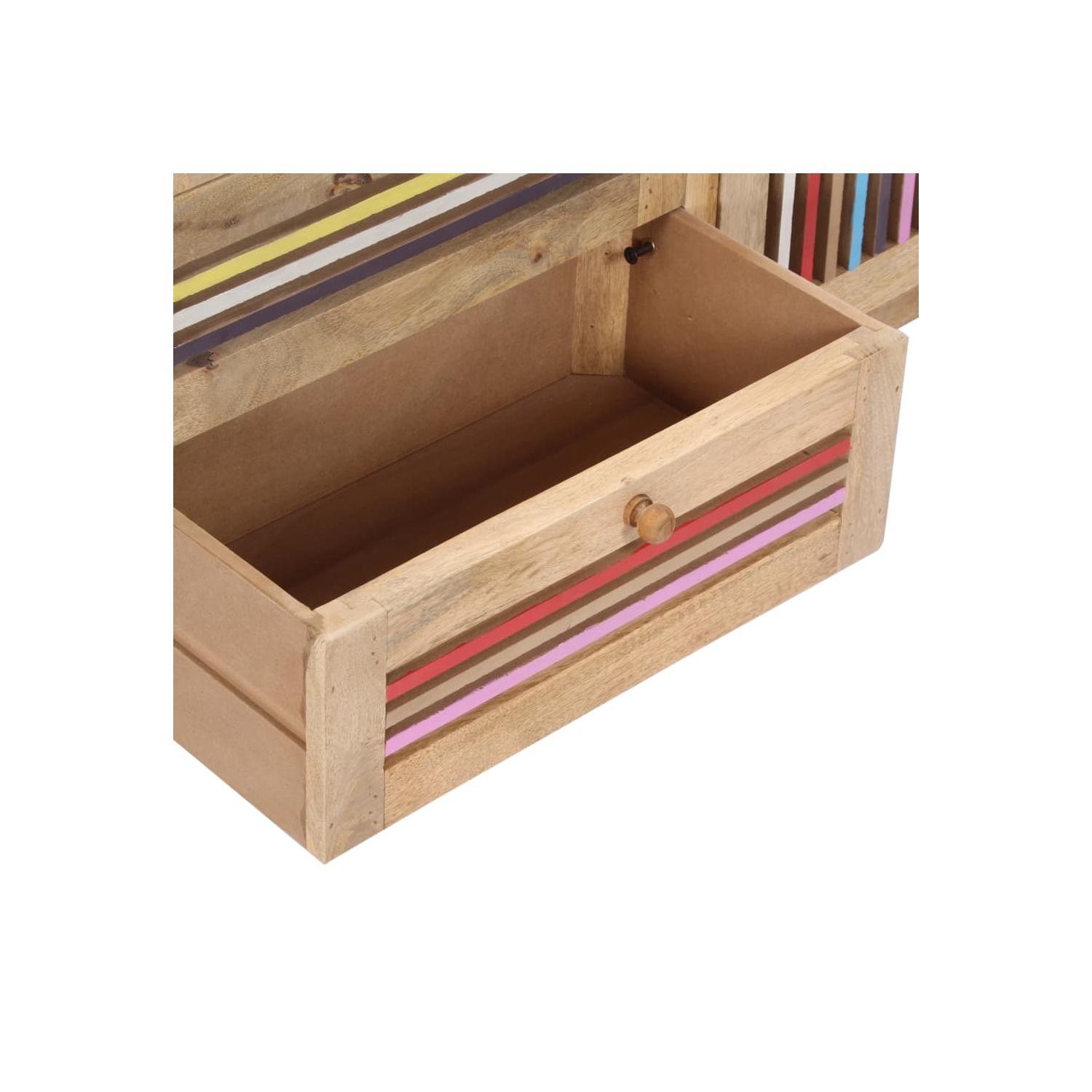 vidaXL Sideboard 100x30x75 cm Solid Mango Wood