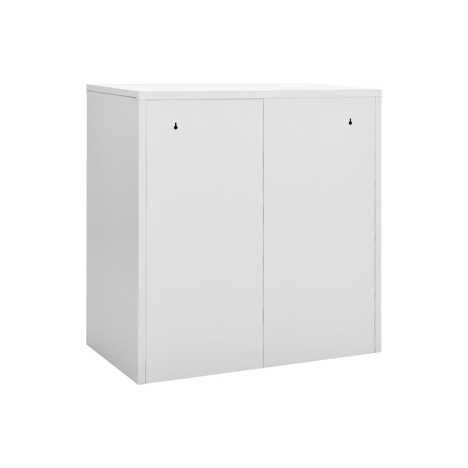 vidaXL Locker Cabinets 2 pcs Light Grey and Green 90x45x92.5 cm Steel