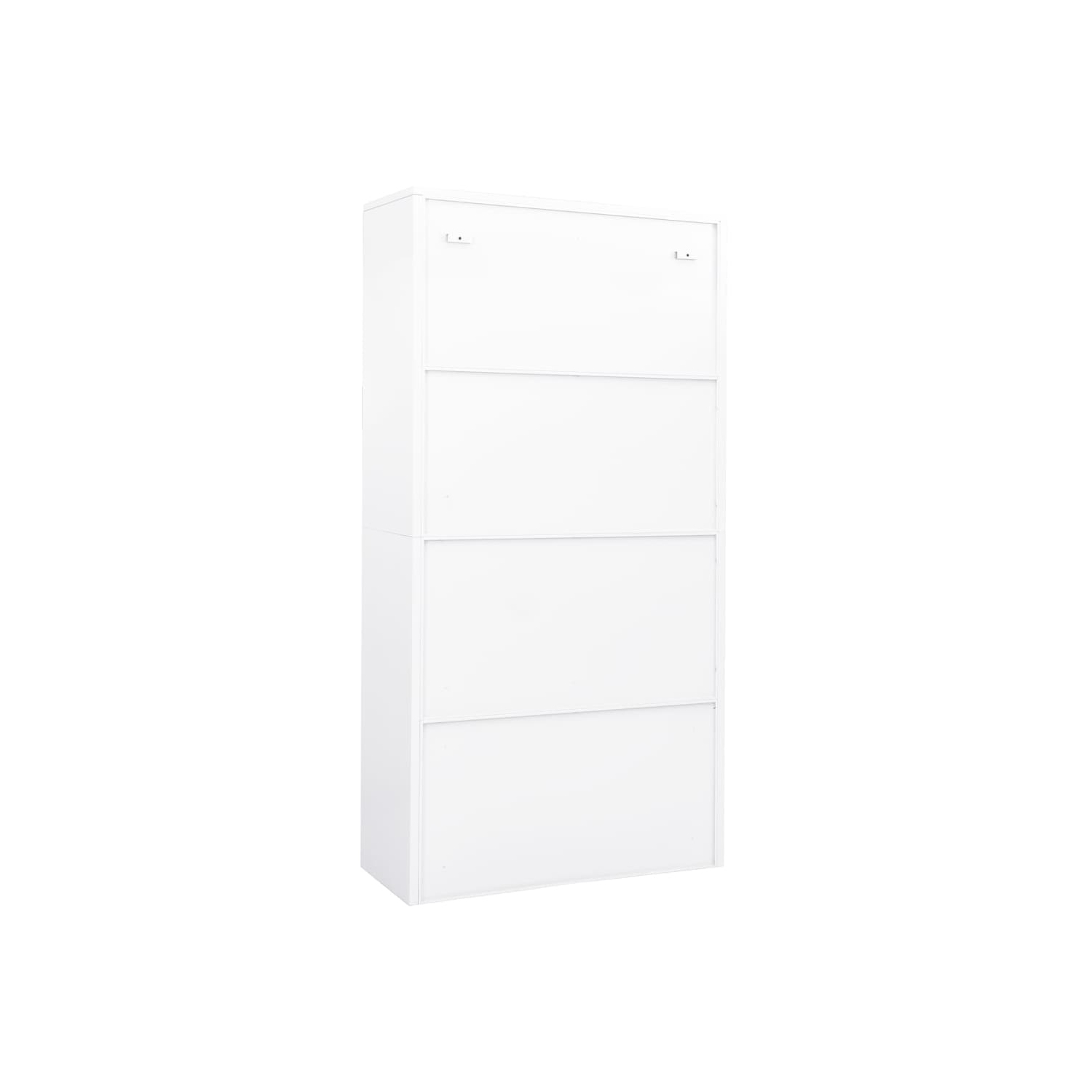 vidaXL Office Cabinet White 90x40x180 cm Steel