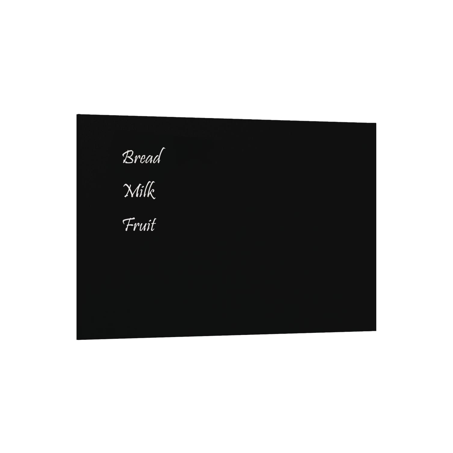 Tableau magnétique mural vidaXL en verre trempé noir 40 x 30&nbsp;cm