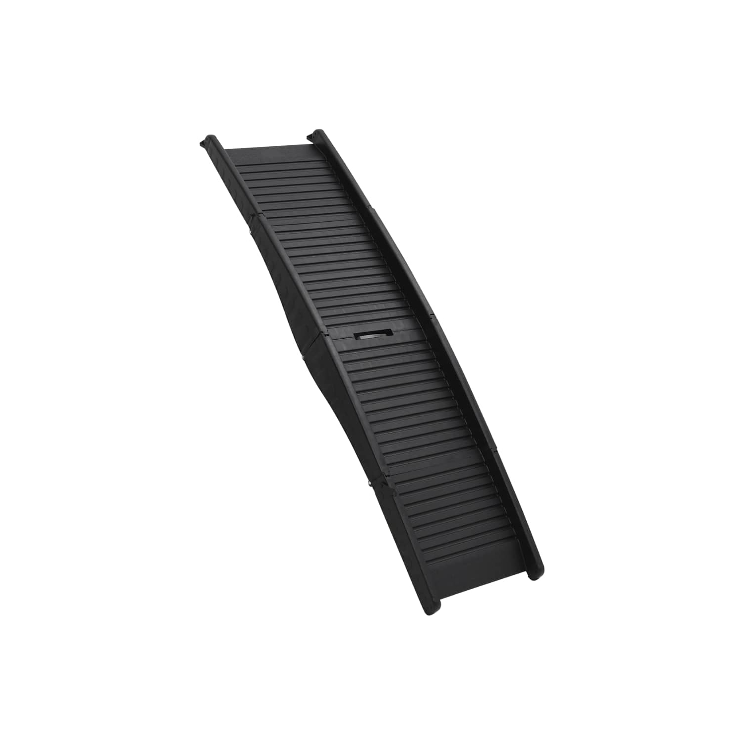 vidaXL Folding Dog Ramp Black 153x40x12.5 cm Plastic