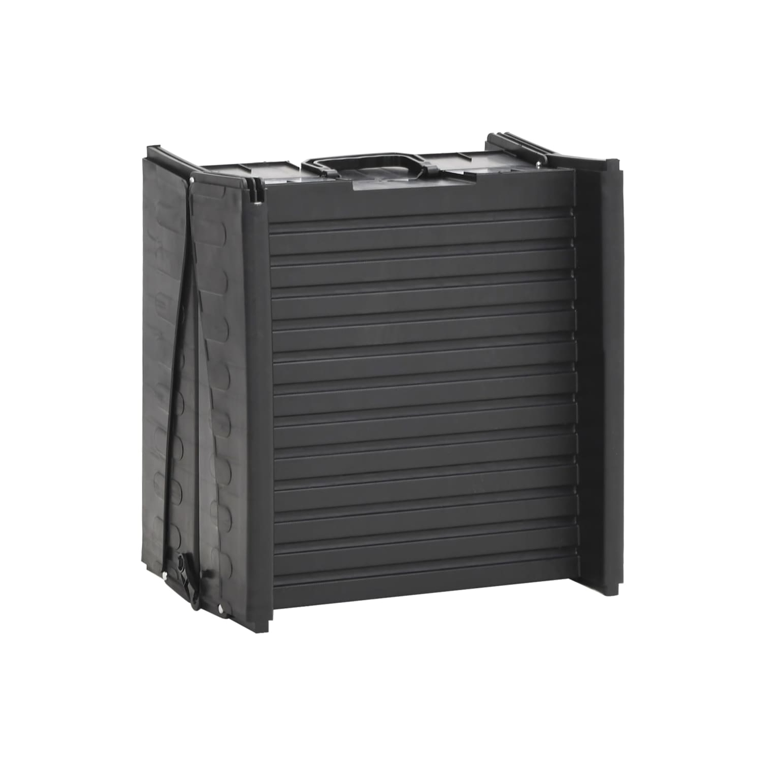 vidaXL Folding Dog Ramp Black 153x40x12.5 cm Plastic