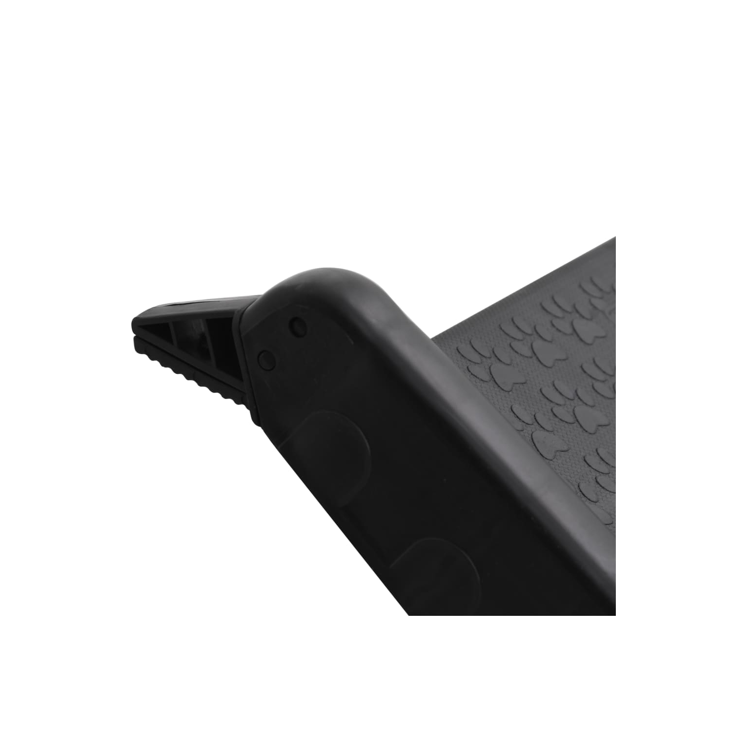 vidaXL Folding Dog Ramp Black 153x40x12.5 cm Plastic