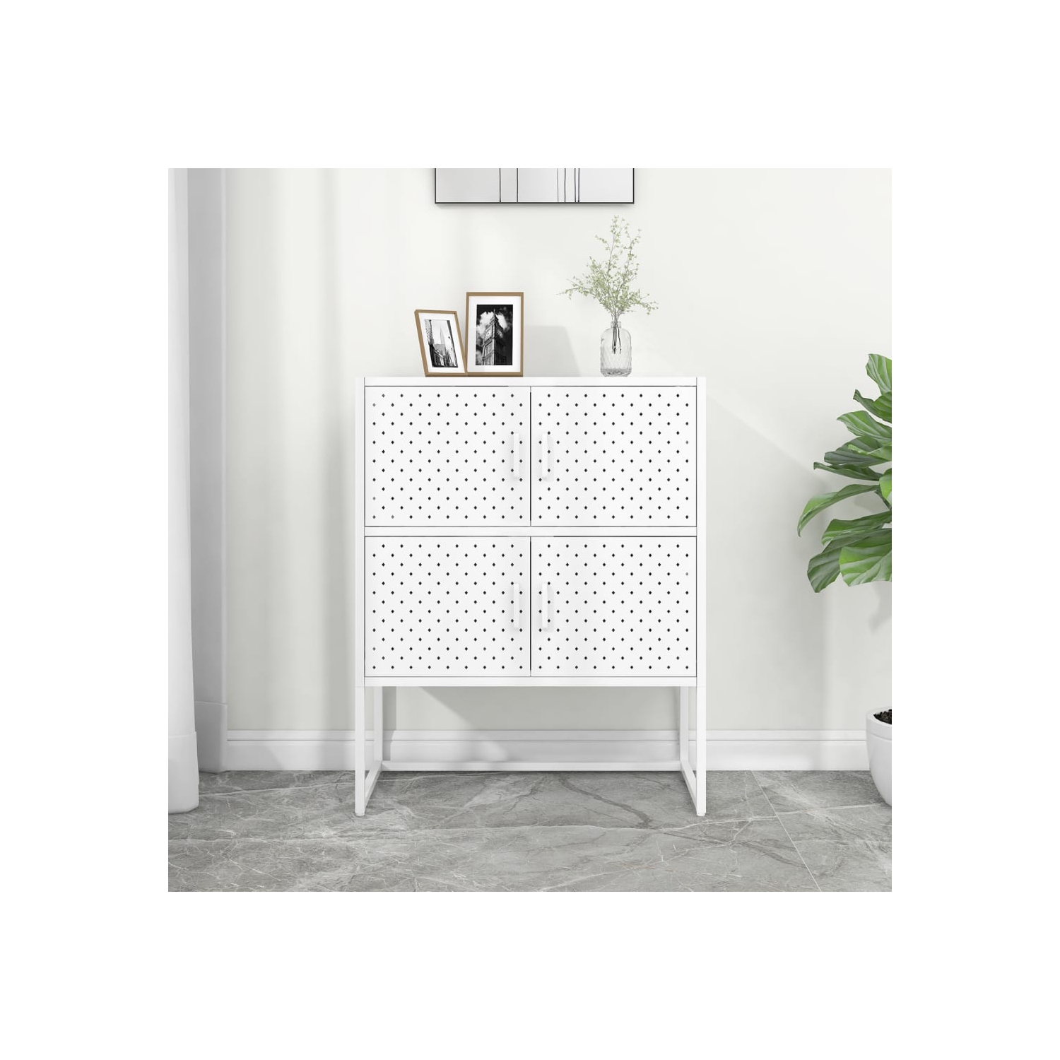 Planche à repasser à haute surface blanche VisdaXL 80 x 35 x 35 po, acier 100&nbsp;cm