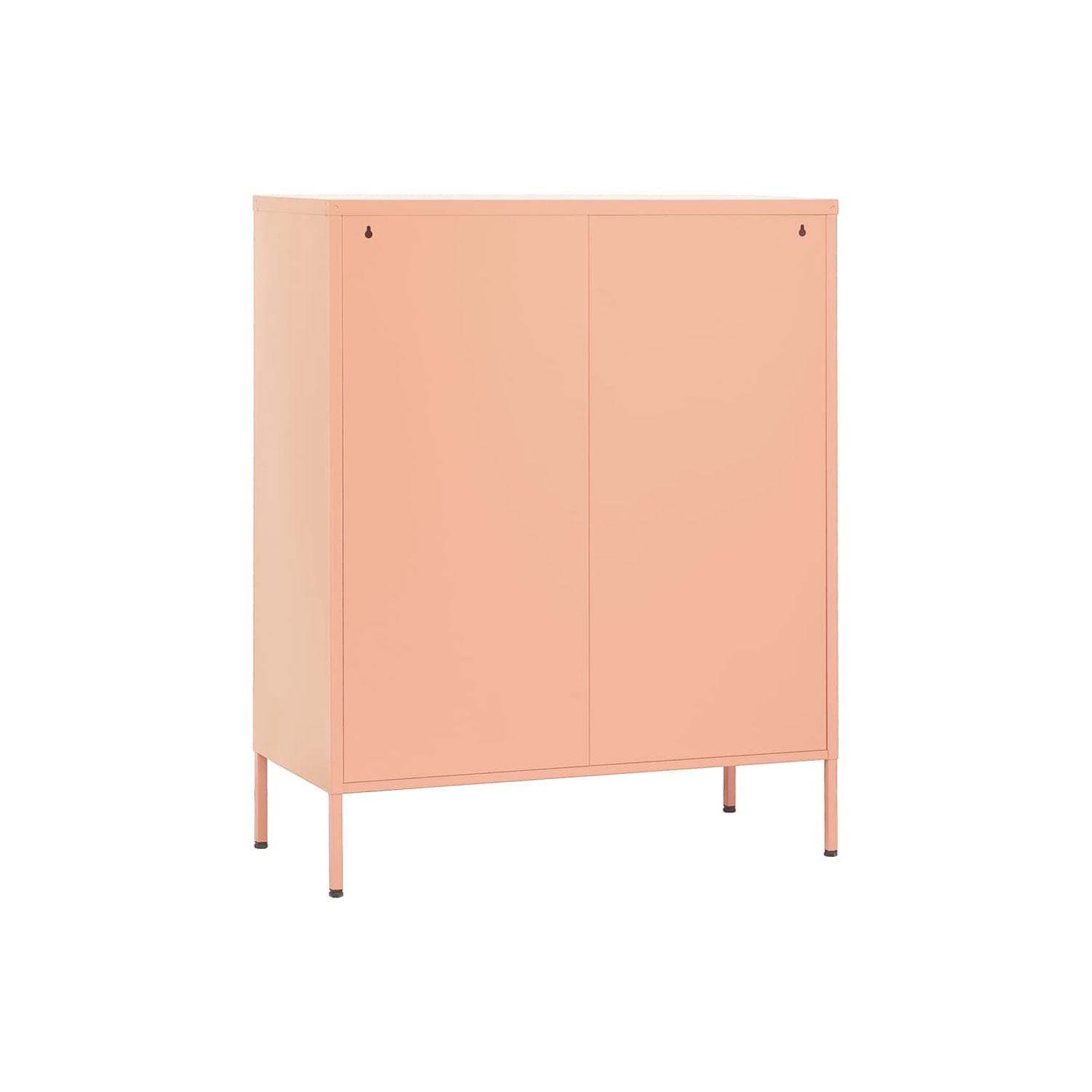 vidaXL Storage Cabinet Pink 80x35x101.5 cm Steel