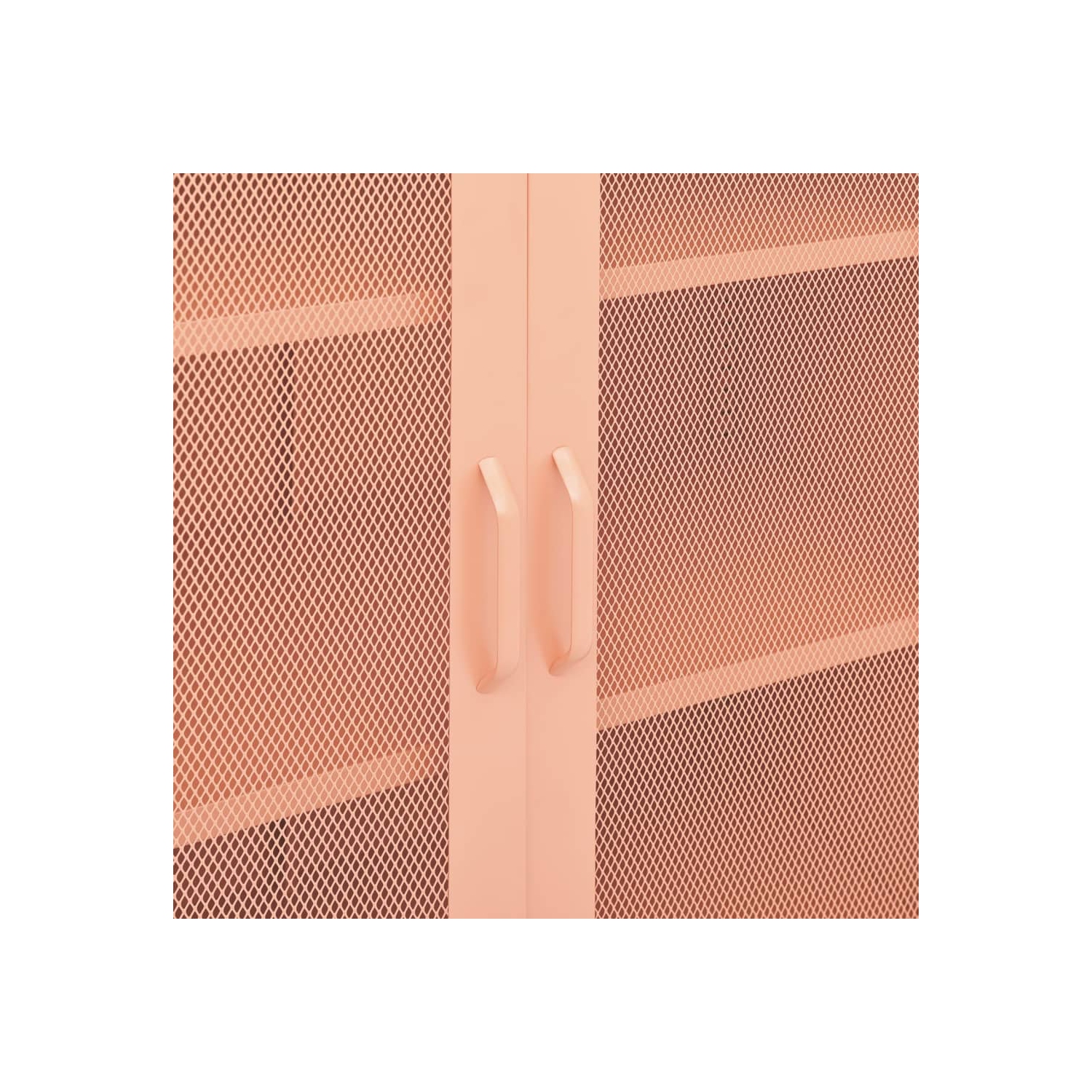 vidaXL Storage Cabinet Pink 80x35x101.5 cm Steel