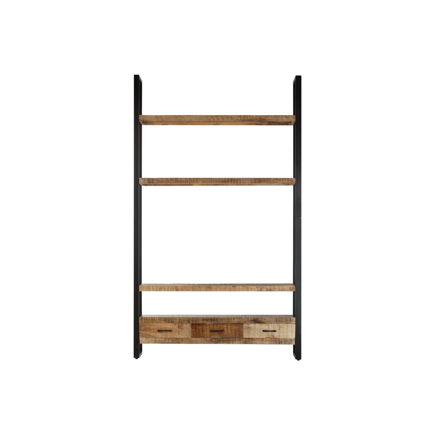 vidaXL Highboard 118x30x200 cm Solid Rough Mango Wood