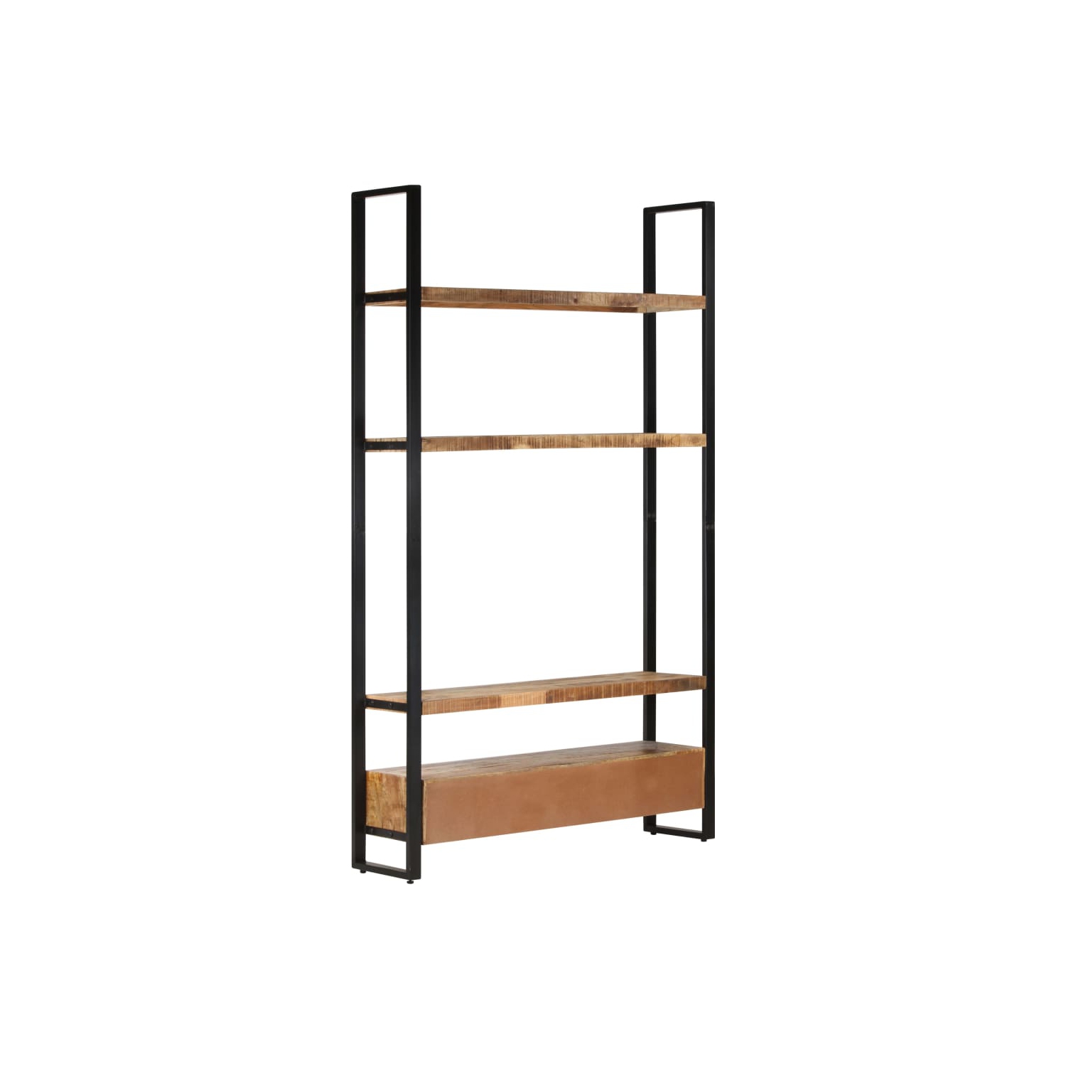 vidaXL Highboard 118x30x200 cm Solid Rough Mango Wood