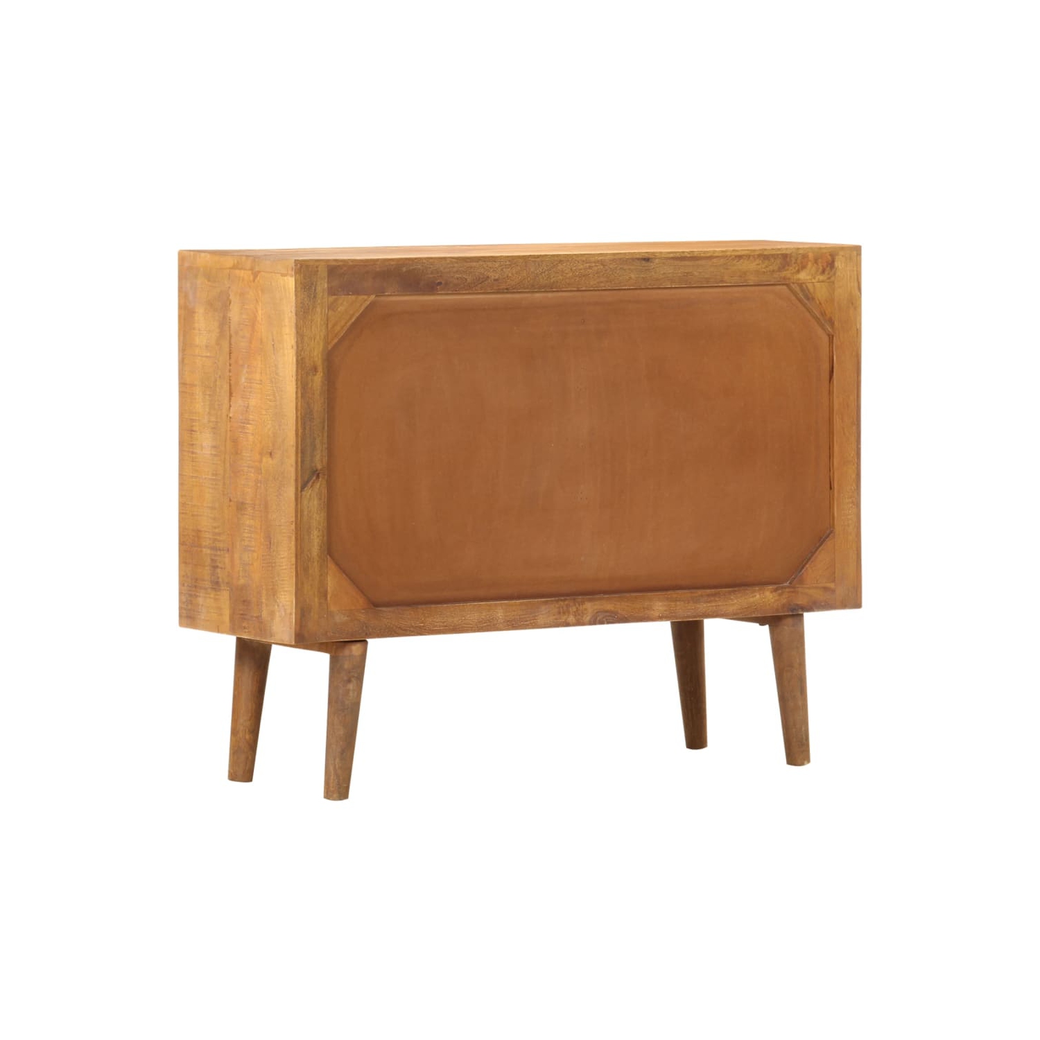 vidaXL Sideboard with Printed Pattern 90x30x70 cm Solid Mango Wood