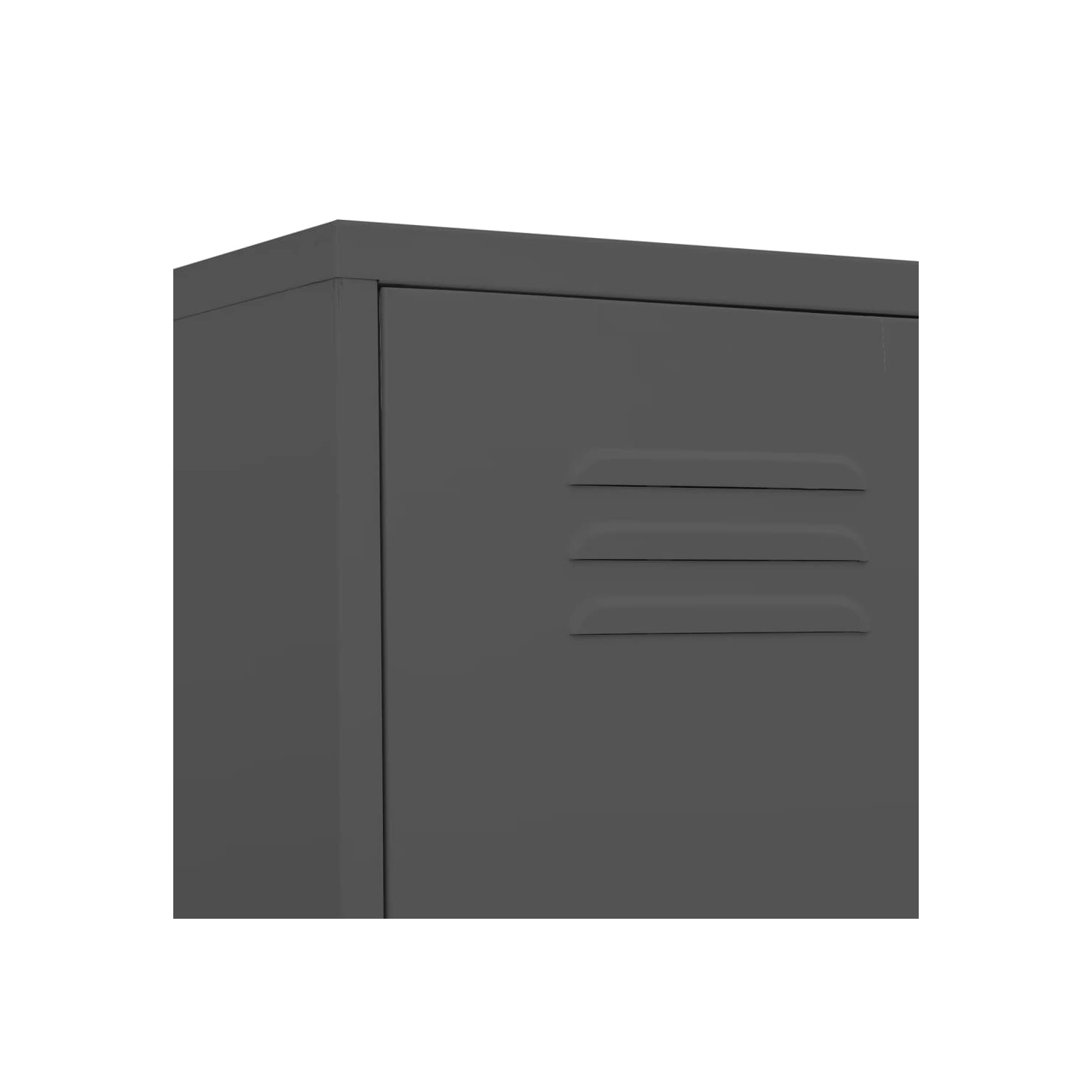 vidaXL Locker Cabinet Anthracite 35x46x180 cm Steel