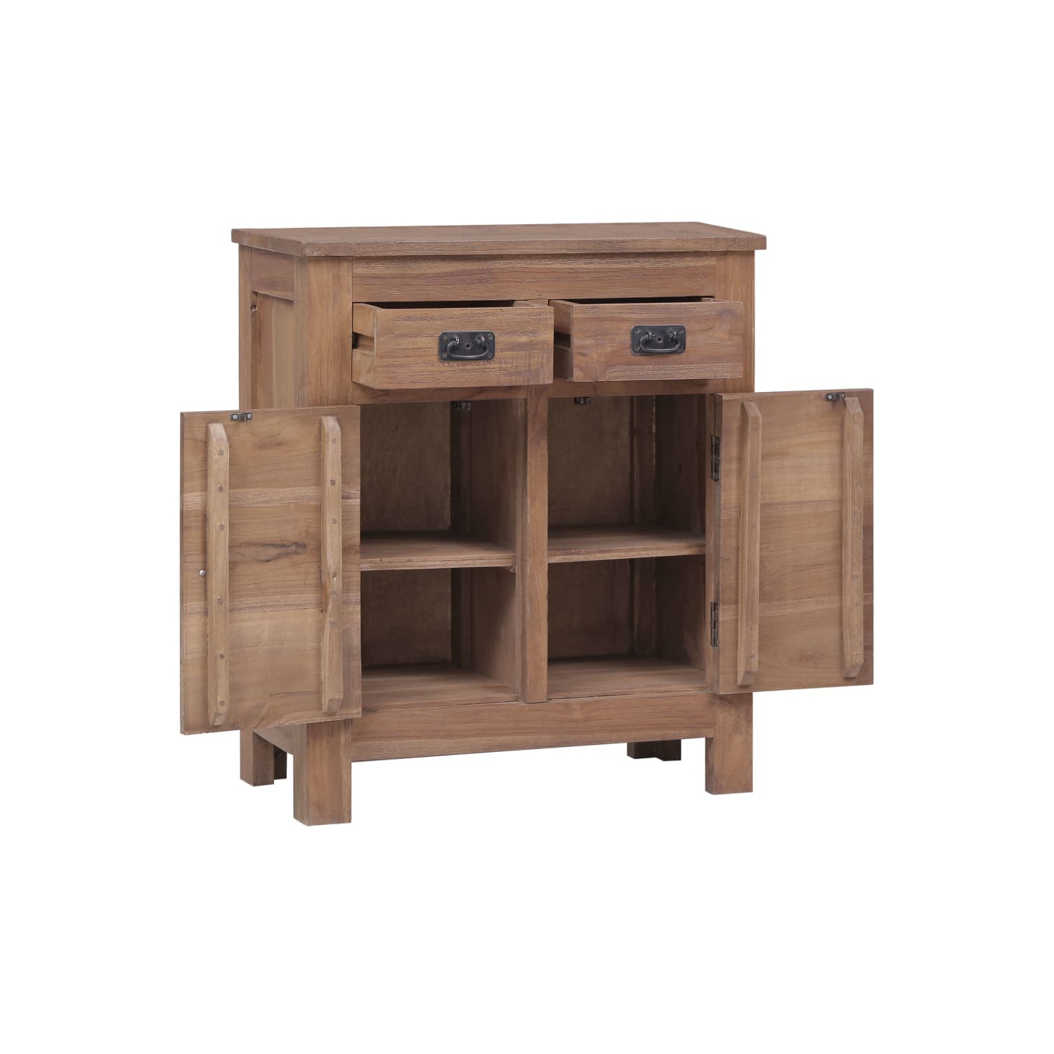 vidaXL Sideboard 65x30x75 cm Solid Teak Wood