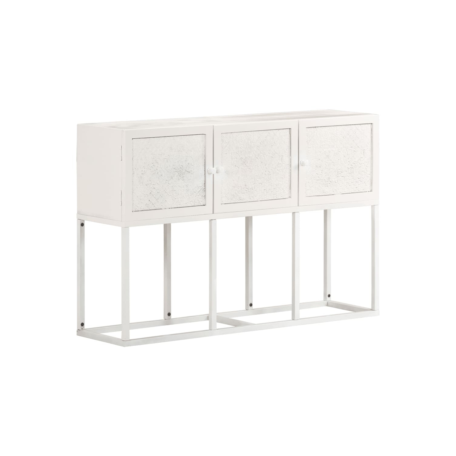 vidaXL Sideboard 115x30x76 cm Solid Mango Wood