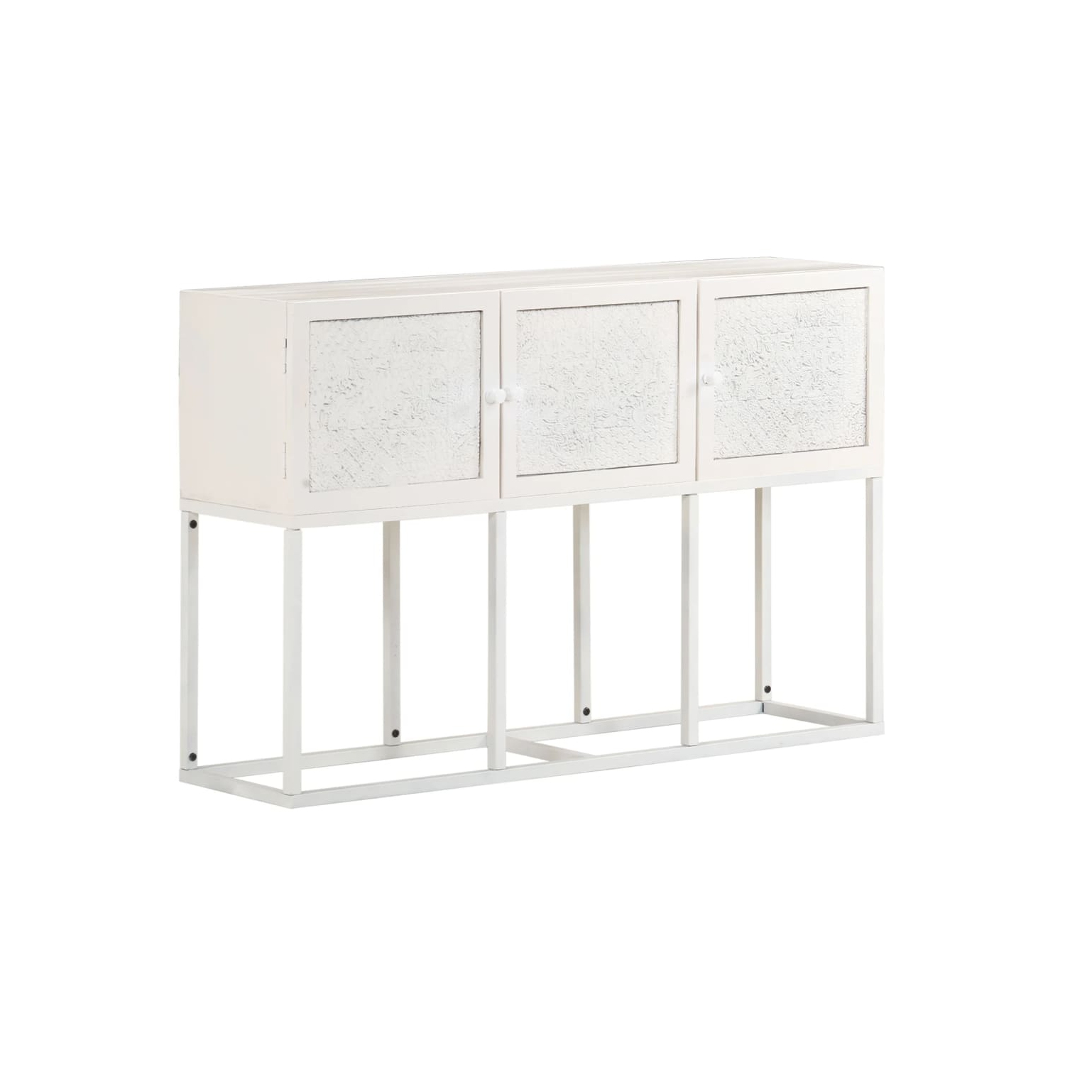 vidaXL Sideboard 115x30x76 cm Solid Mango Wood