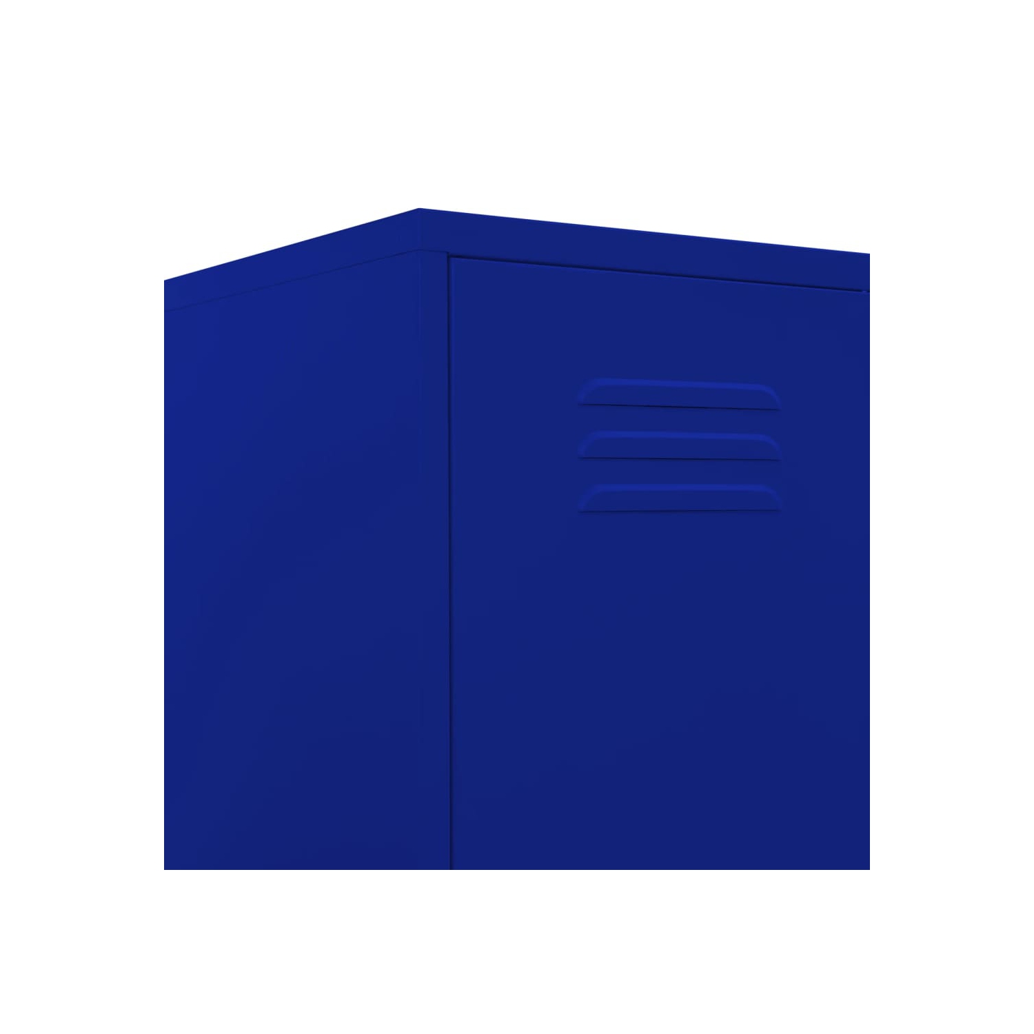vidaXL Locker Cabinet Navy Blue 35x46x180 cm Steel