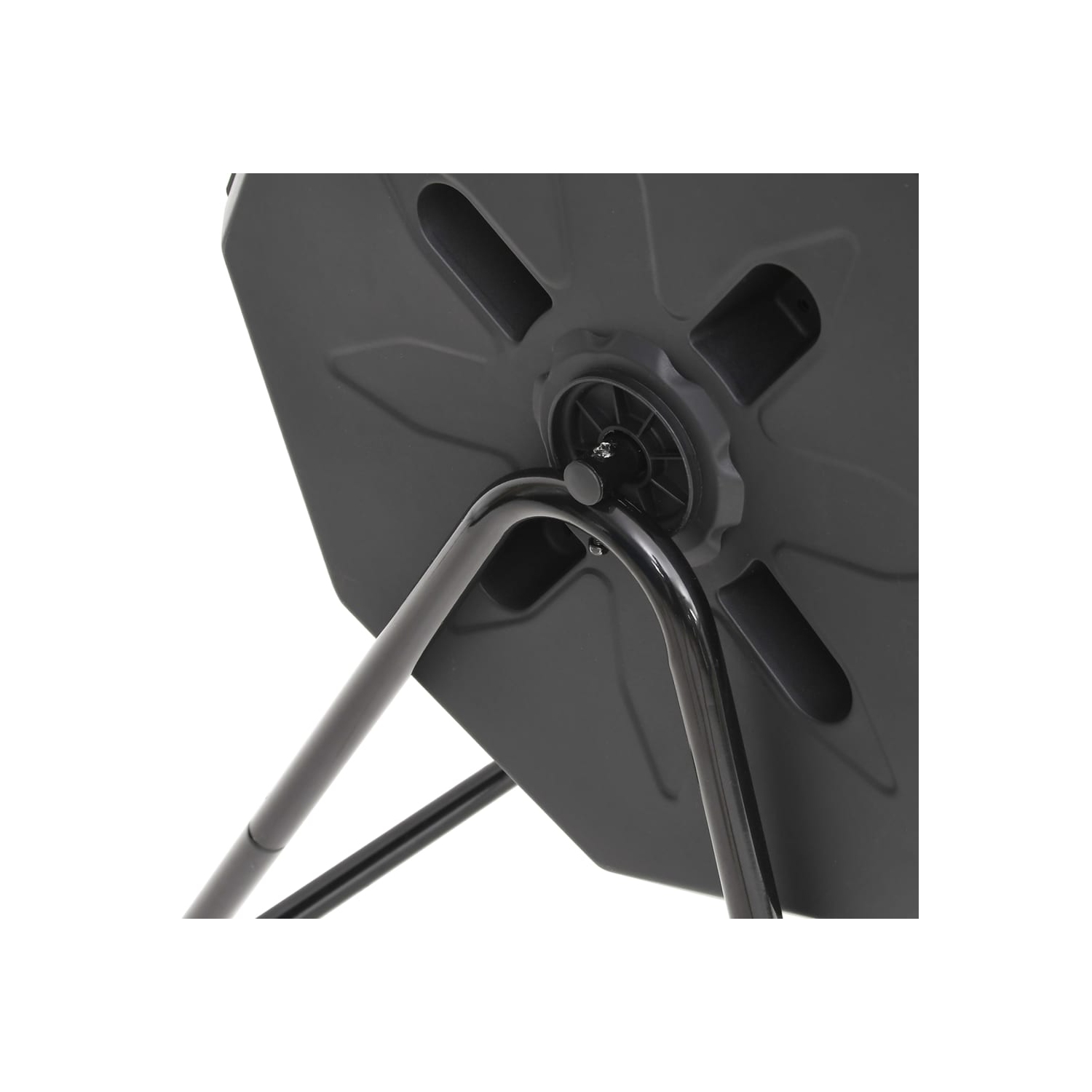 vidaXL Garden Compost Bin Black 73x64x95 cm 160 L