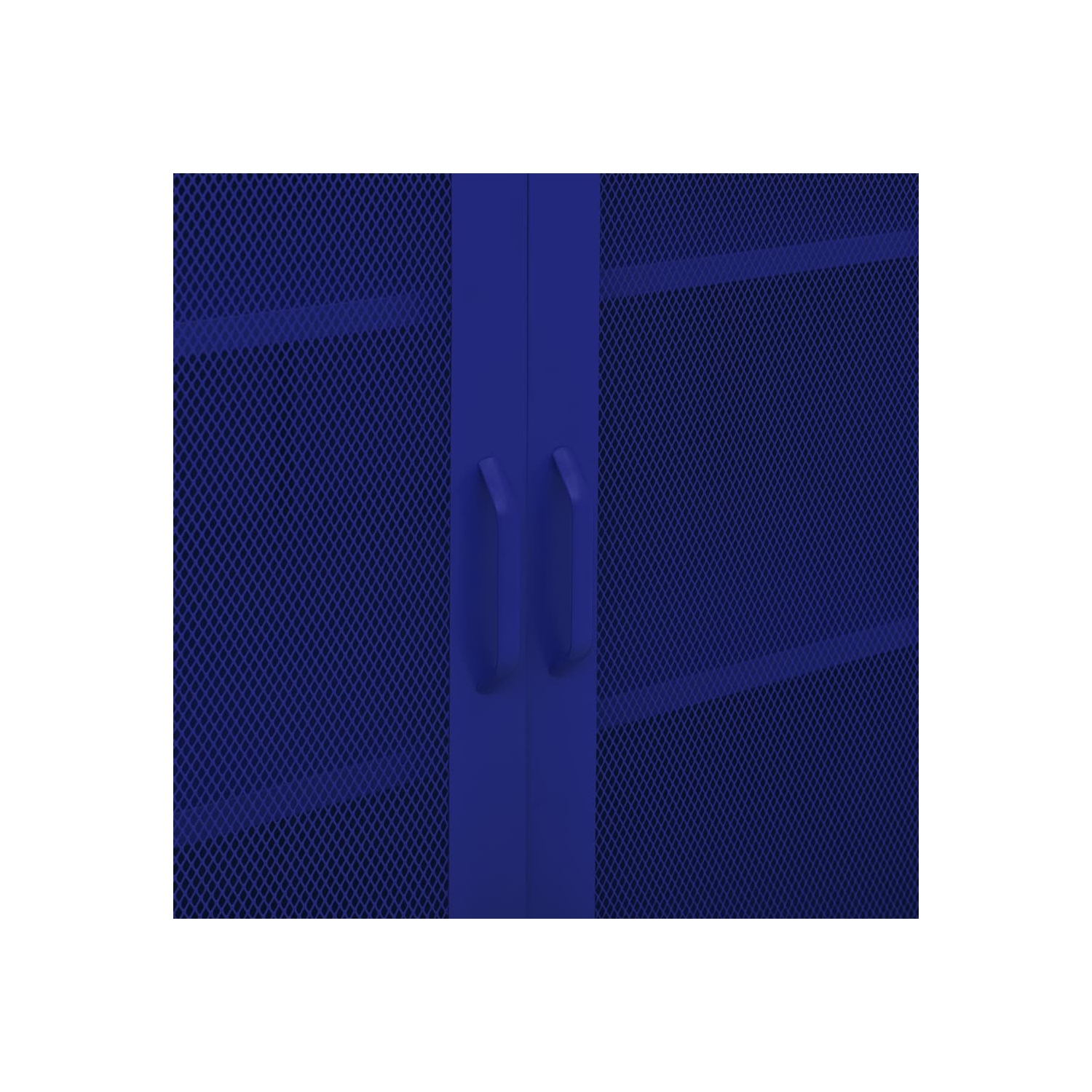 vidaXL Storage Cabinet Navy Blue 80x35x101.5 cm Steel