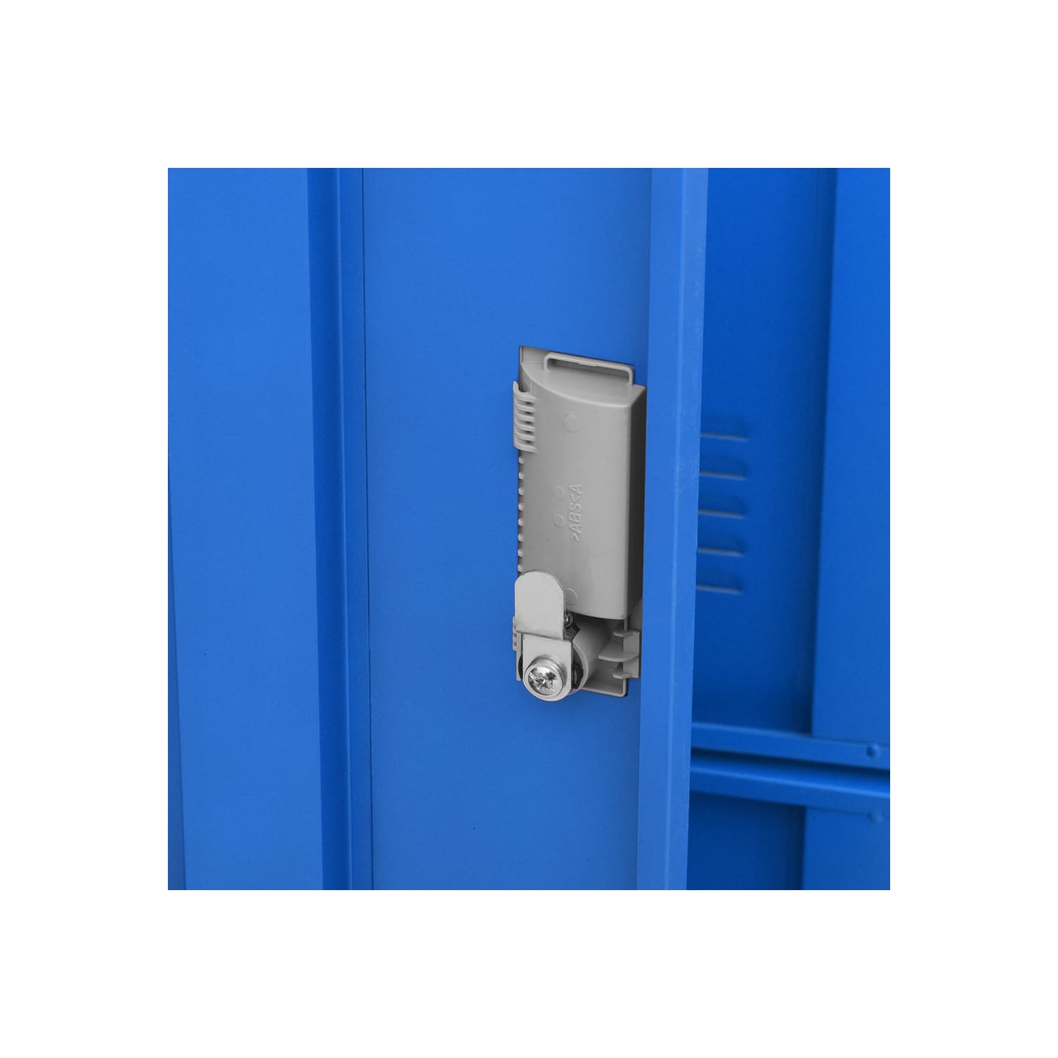 vidaXL Locker Cabinets 2 pcs Light Grey and Blue 90x45x92.5 cm Steel