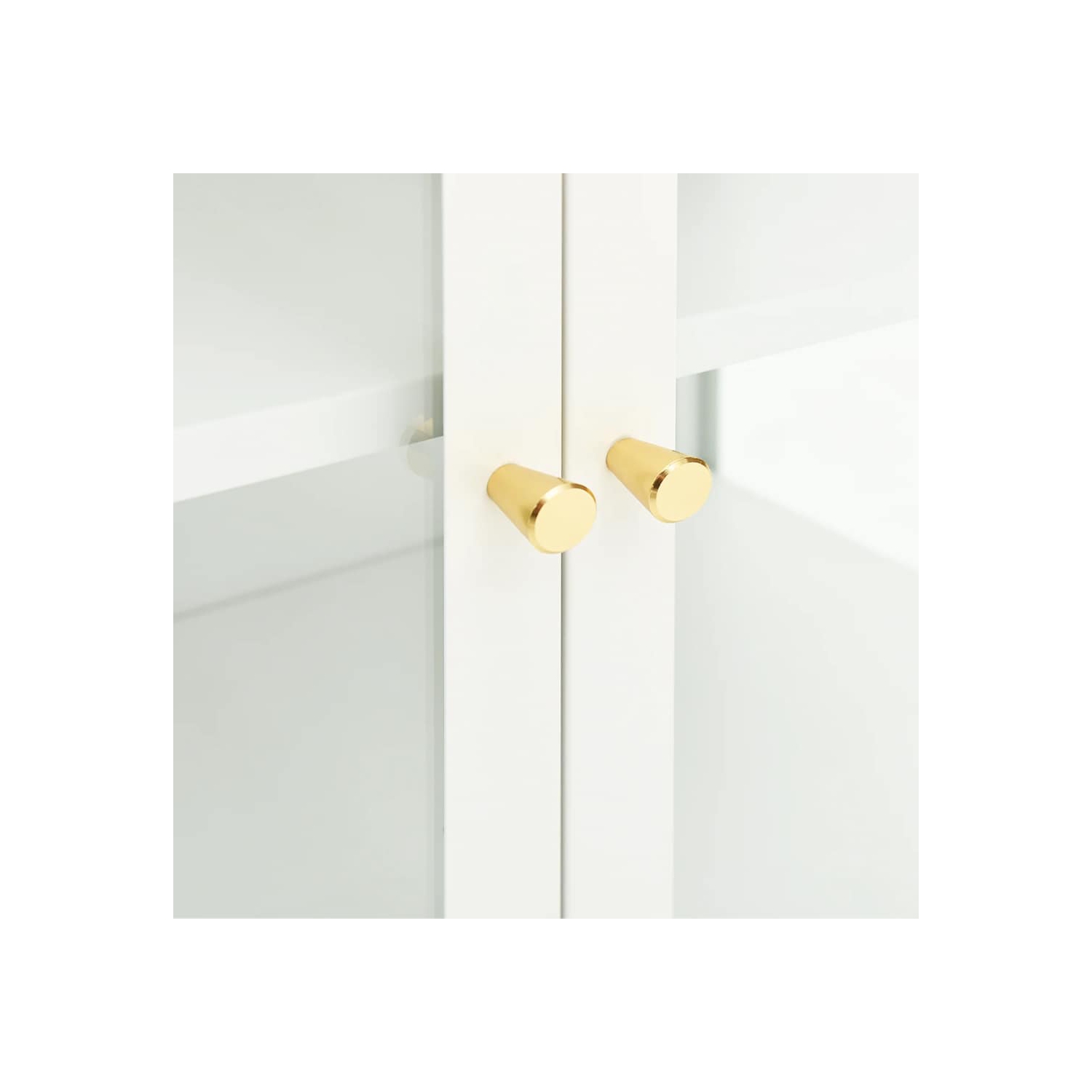 vidaXL Sideboard White 105x35x70 cm Steel and Glass