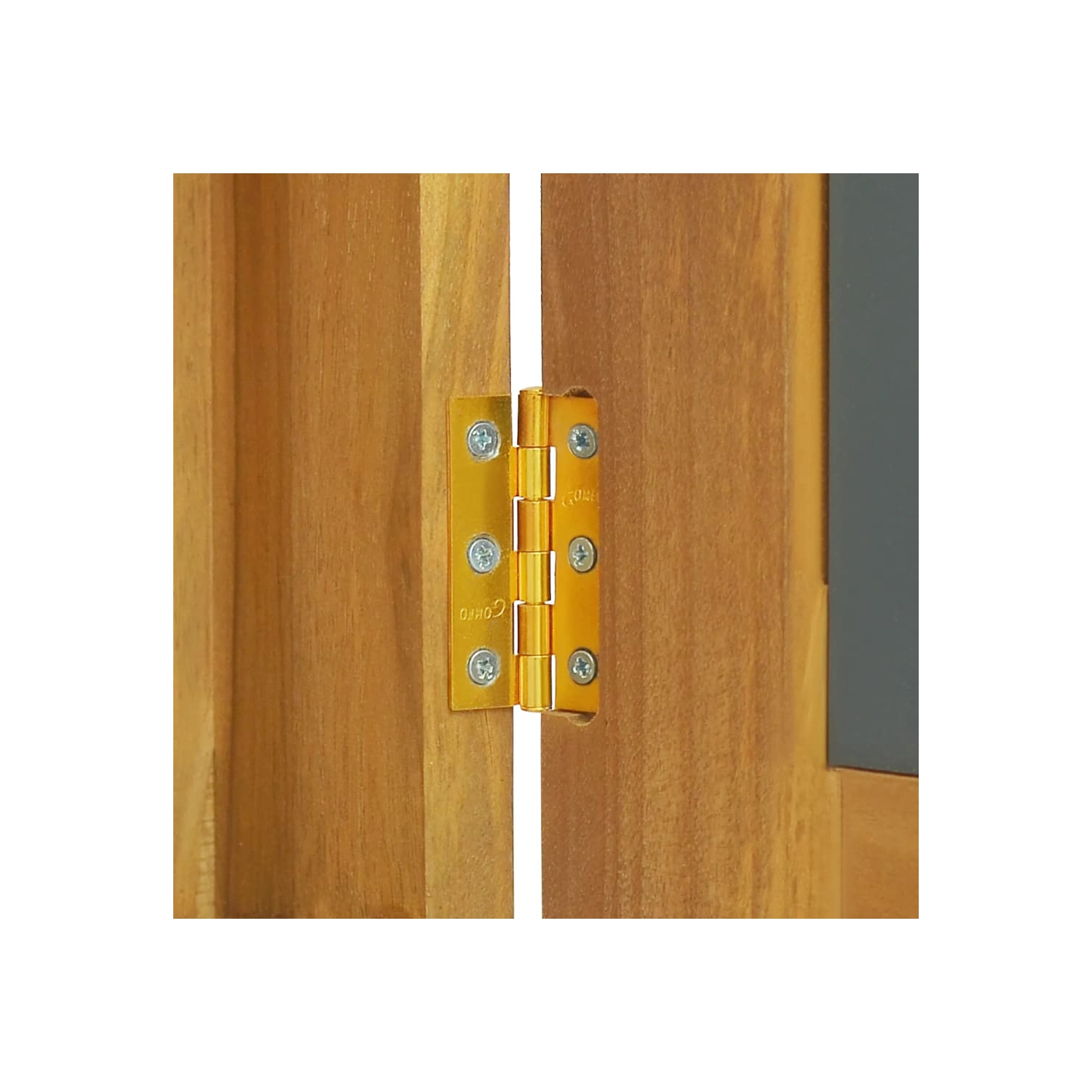 vidaXL Mirror Cabinet 60x10x40 cm Solid Wood Teak