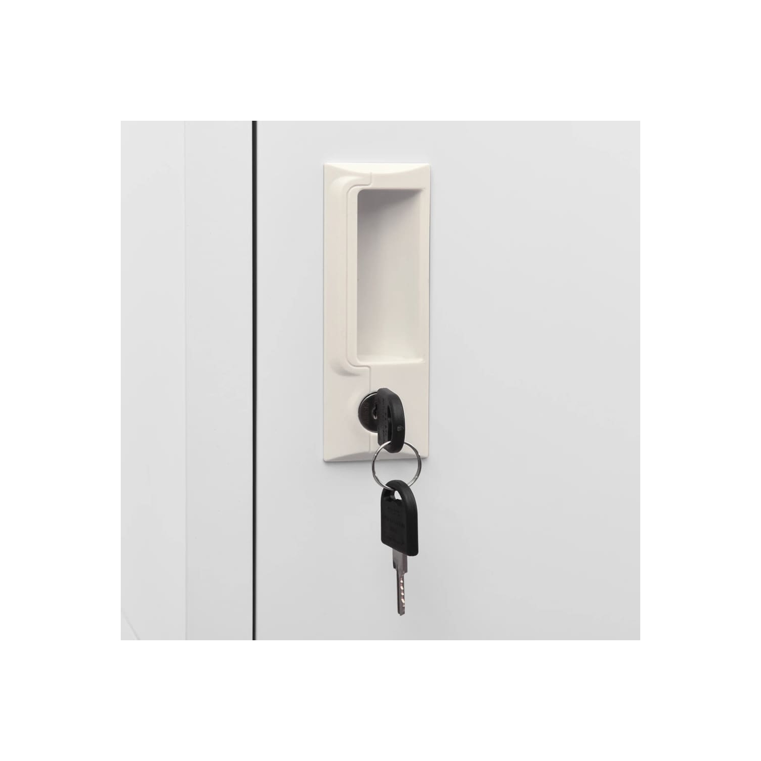 vidaXL Locker Cabinet with 3 Compartments 38x45x180 cm