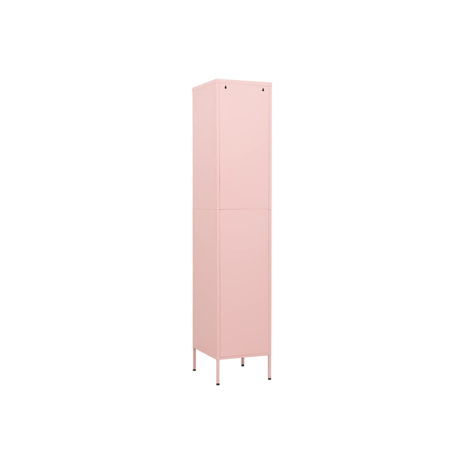 Armoire à casier VidaXL, rose 35 x 46x180&nbsp;cm acier