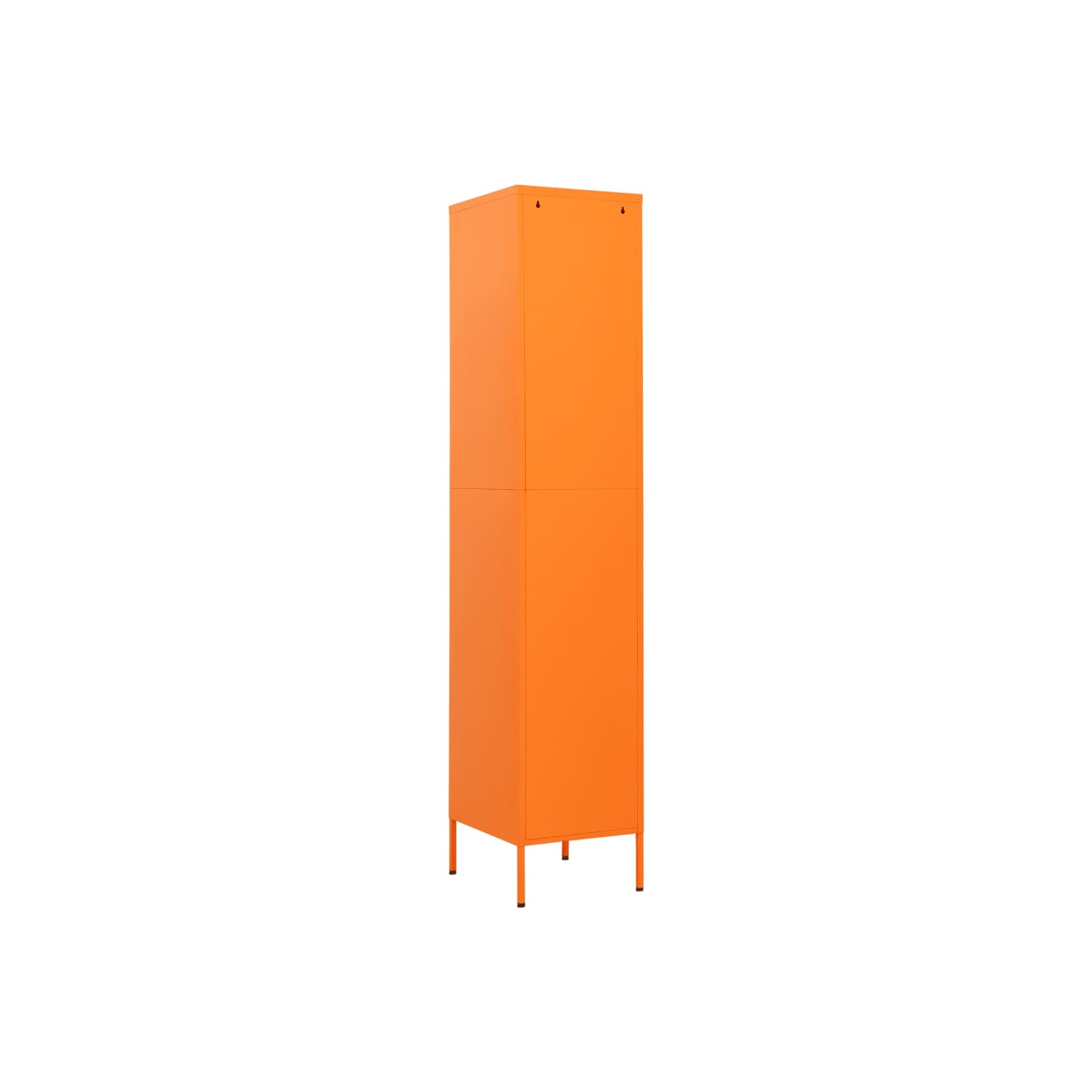 vidaXL Locker Cabinet Orange 35x46x180 cm Steel
