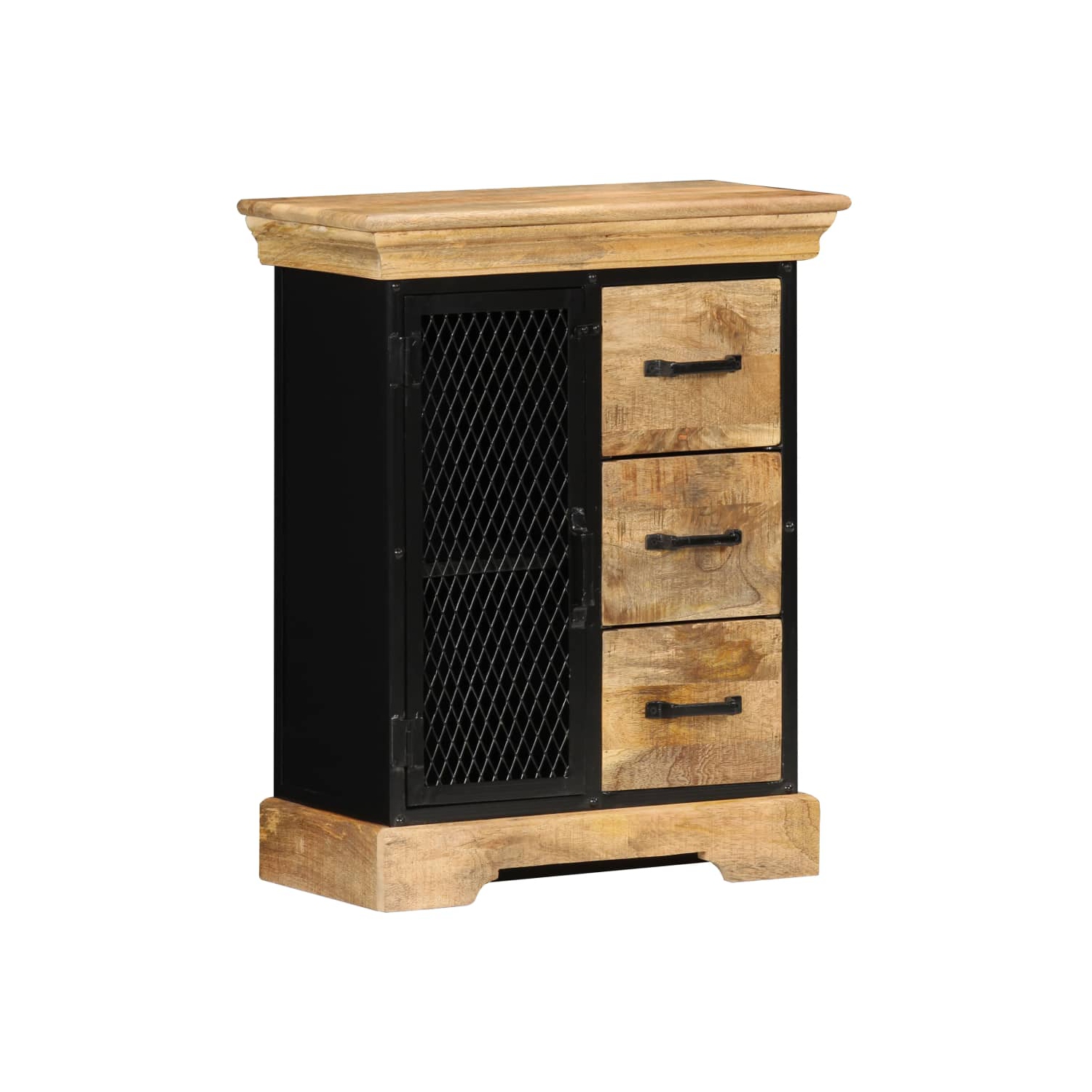 vidaXL Sideboard 60x30x75 cm Solid Mango Wood