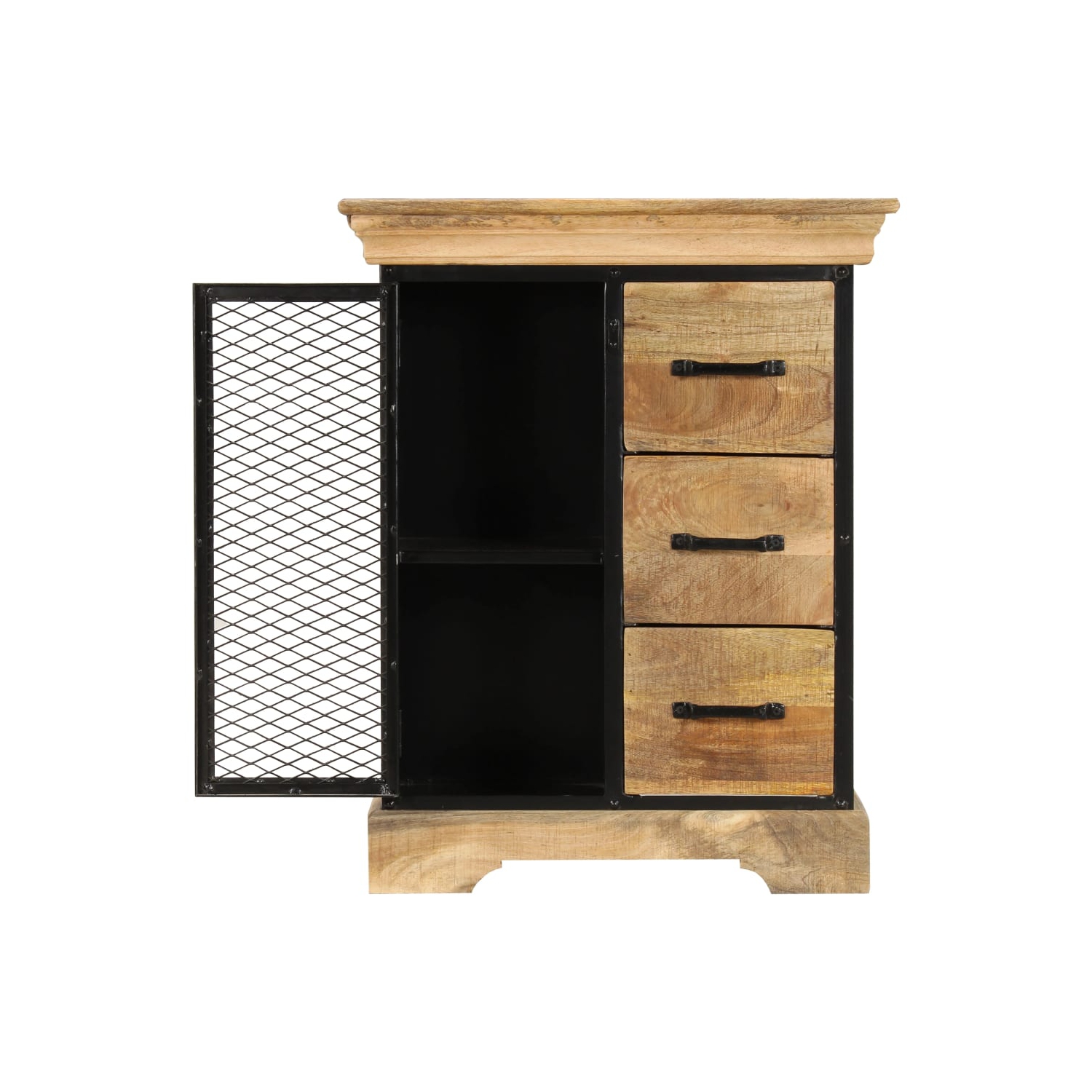 vidaXL Sideboard 60x30x75 cm Solid Mango Wood