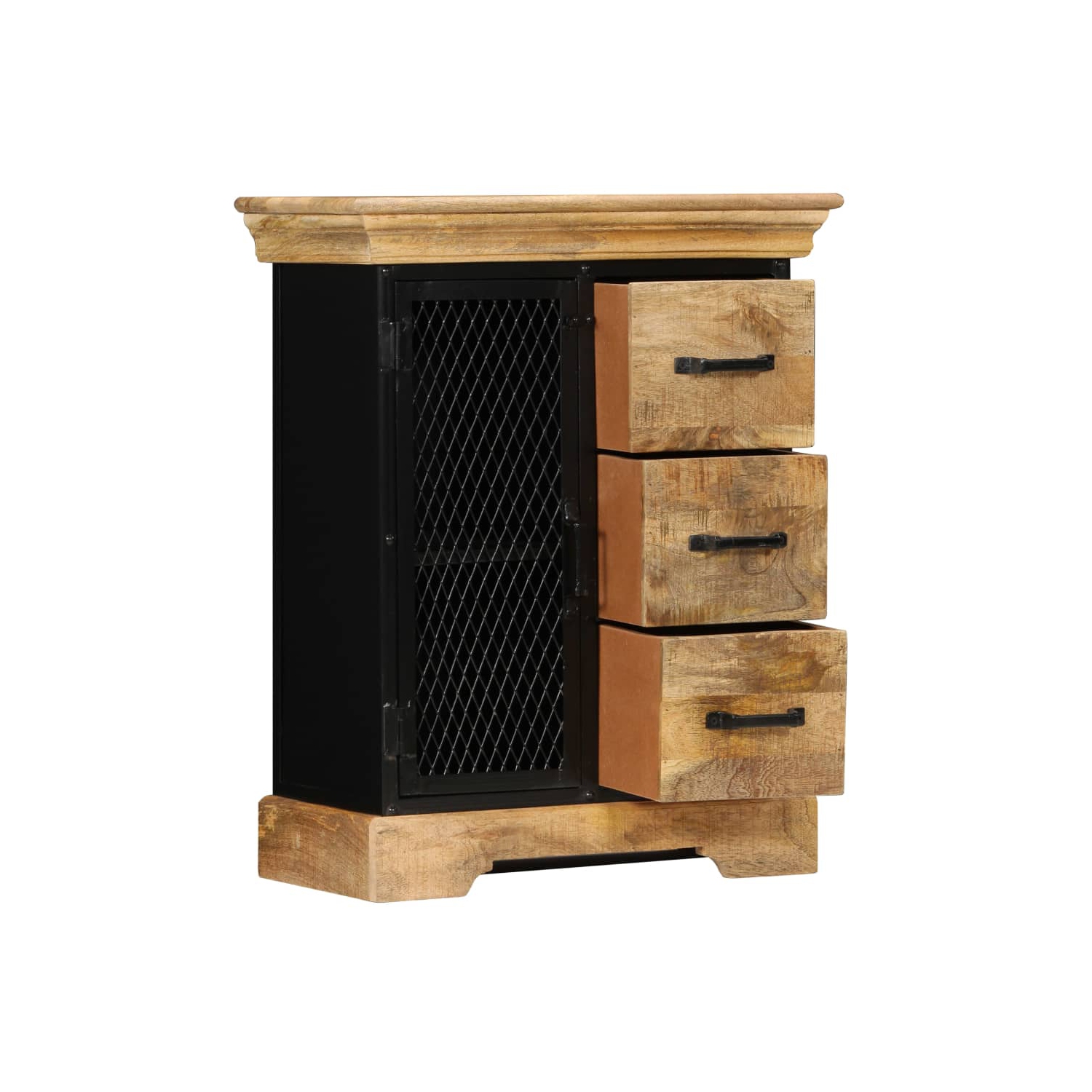 vidaXL Sideboard 60x30x75 cm Solid Mango Wood