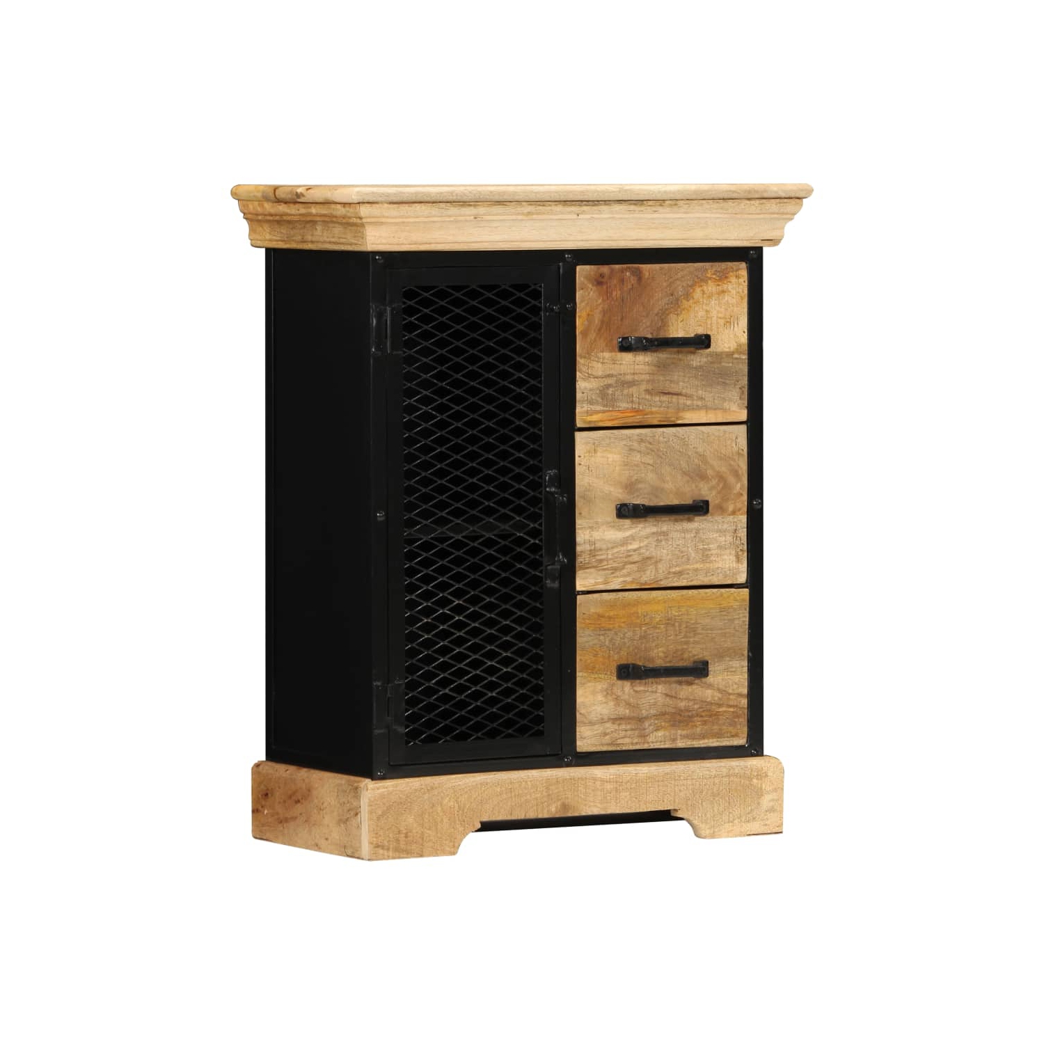 vidaXL Sideboard 60x30x75 cm Solid Mango Wood