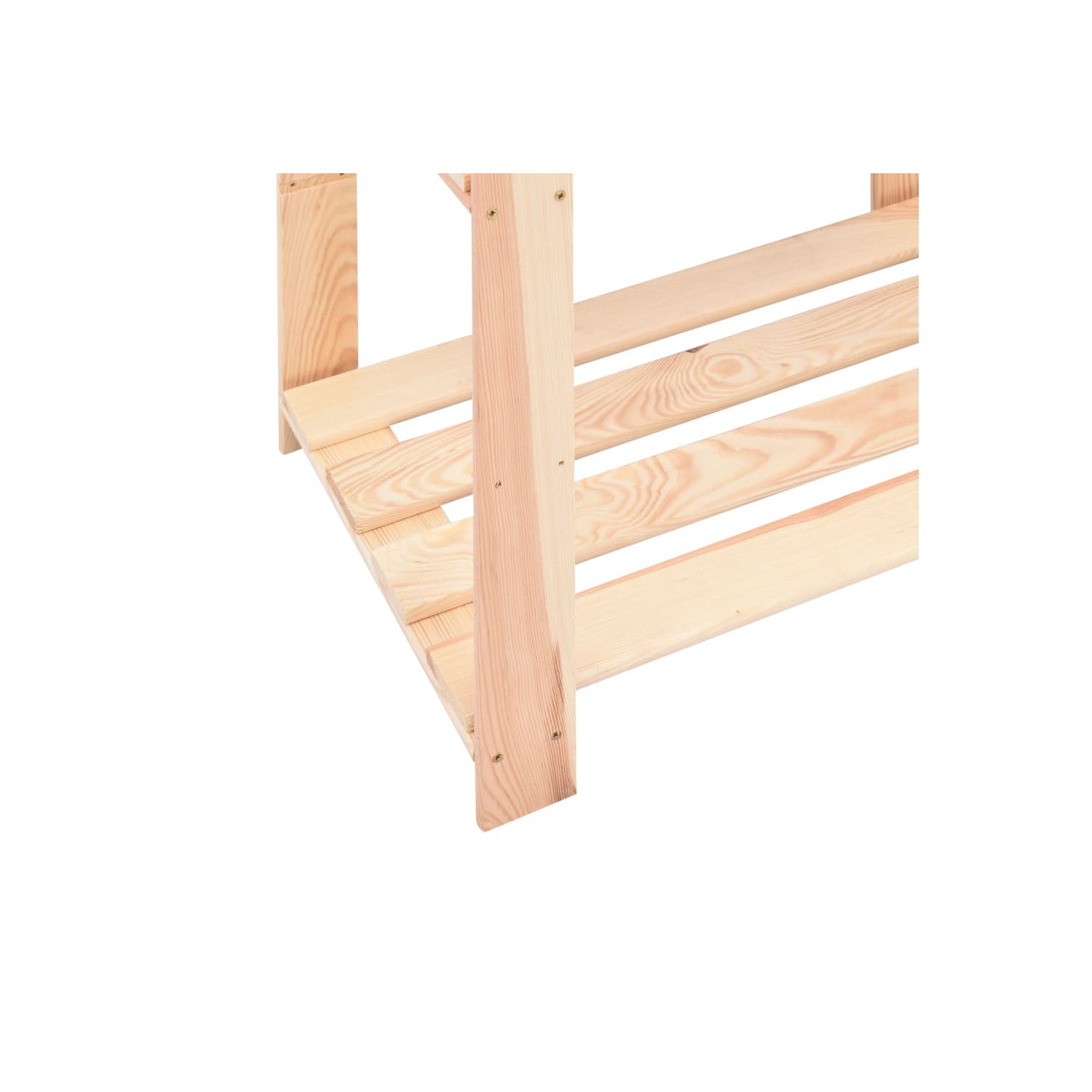 vidaXL 3-Tier Storage Rack 60x38x90 cm Solid Pinewood 150 kg