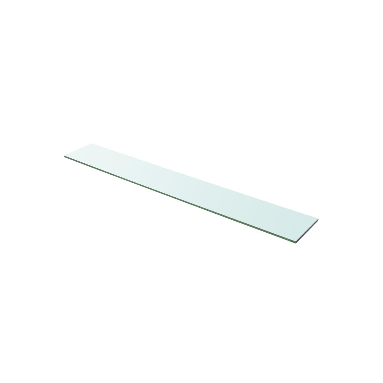 vidaXL Shelf Panel Glass Clear 100x15 cm