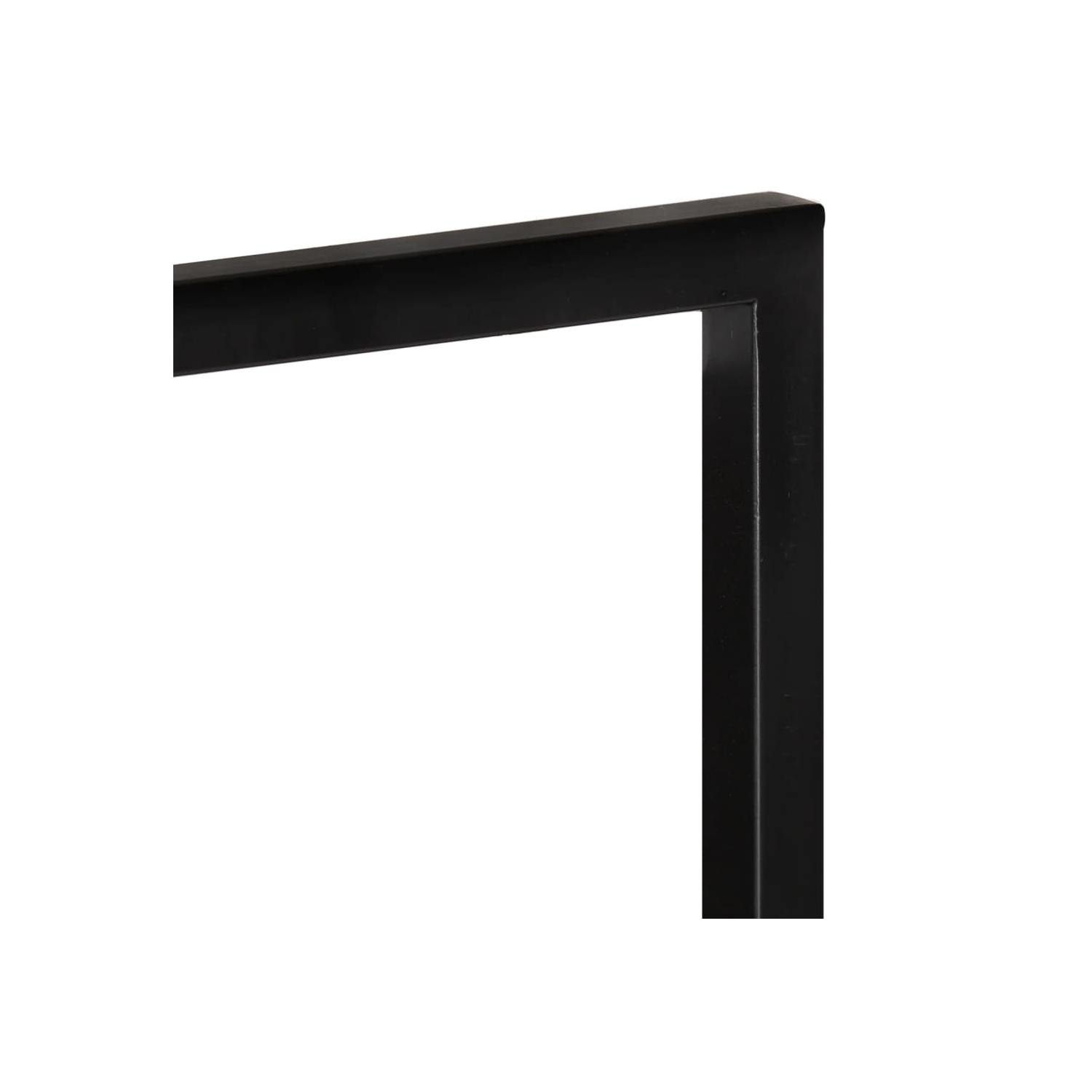 Tablettes murales vidaXL 2 pièces en bois massif d'acacia et d'acier 25x25 75 cm