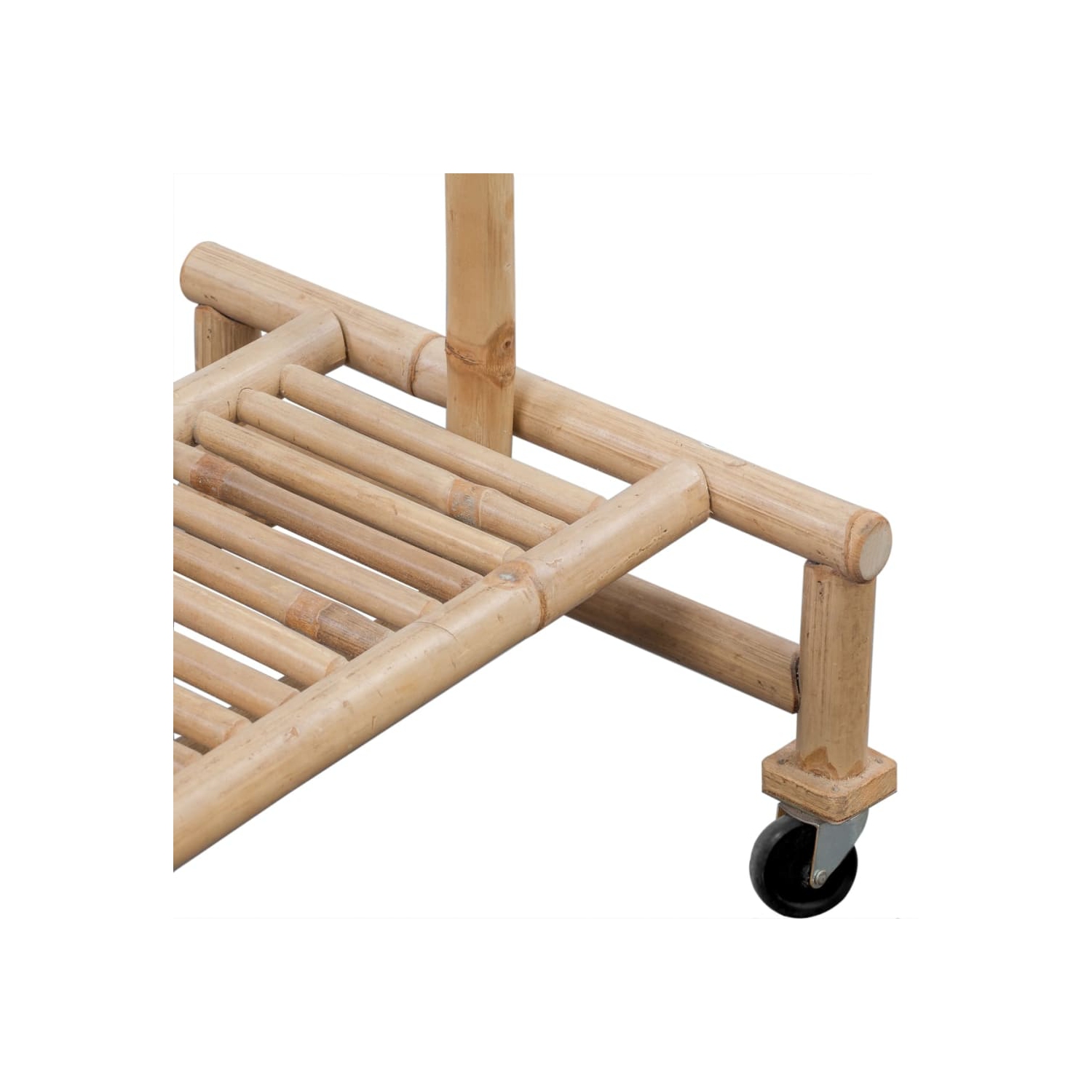 vidaXL Bamboo Clothes Rack