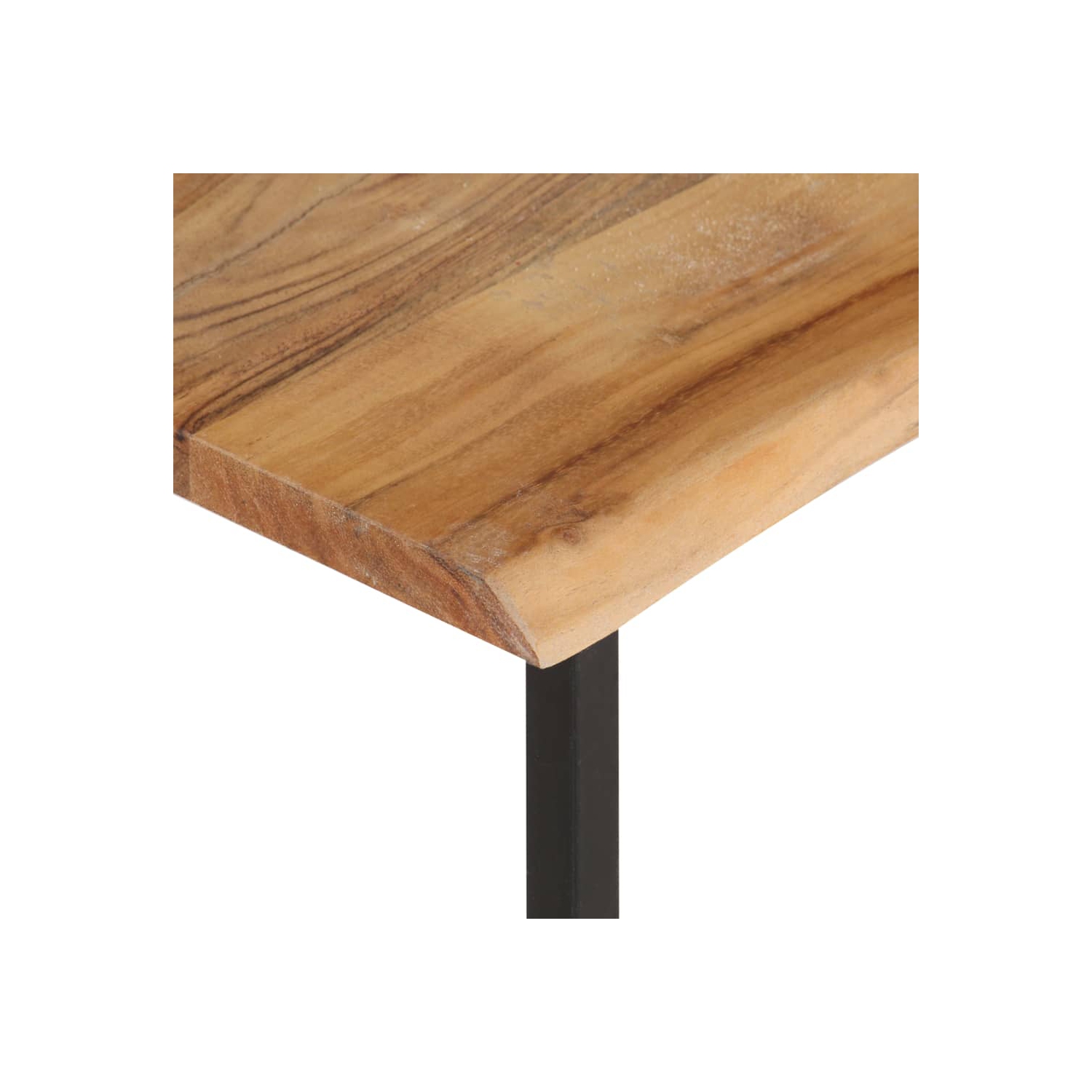 vidaXL Peg with Live Edge 100x35x22 cm Solid Acacia Wood