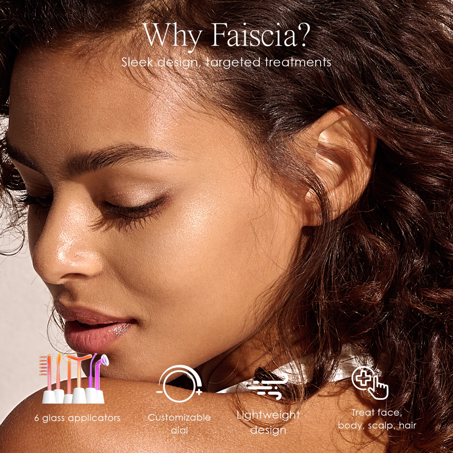 Project E Beauty Faisca Neon & Argon | High Frequency Wand | Anti-Aging | Anti-Blemish | Reduce Wrinkles | 6 Electrodes