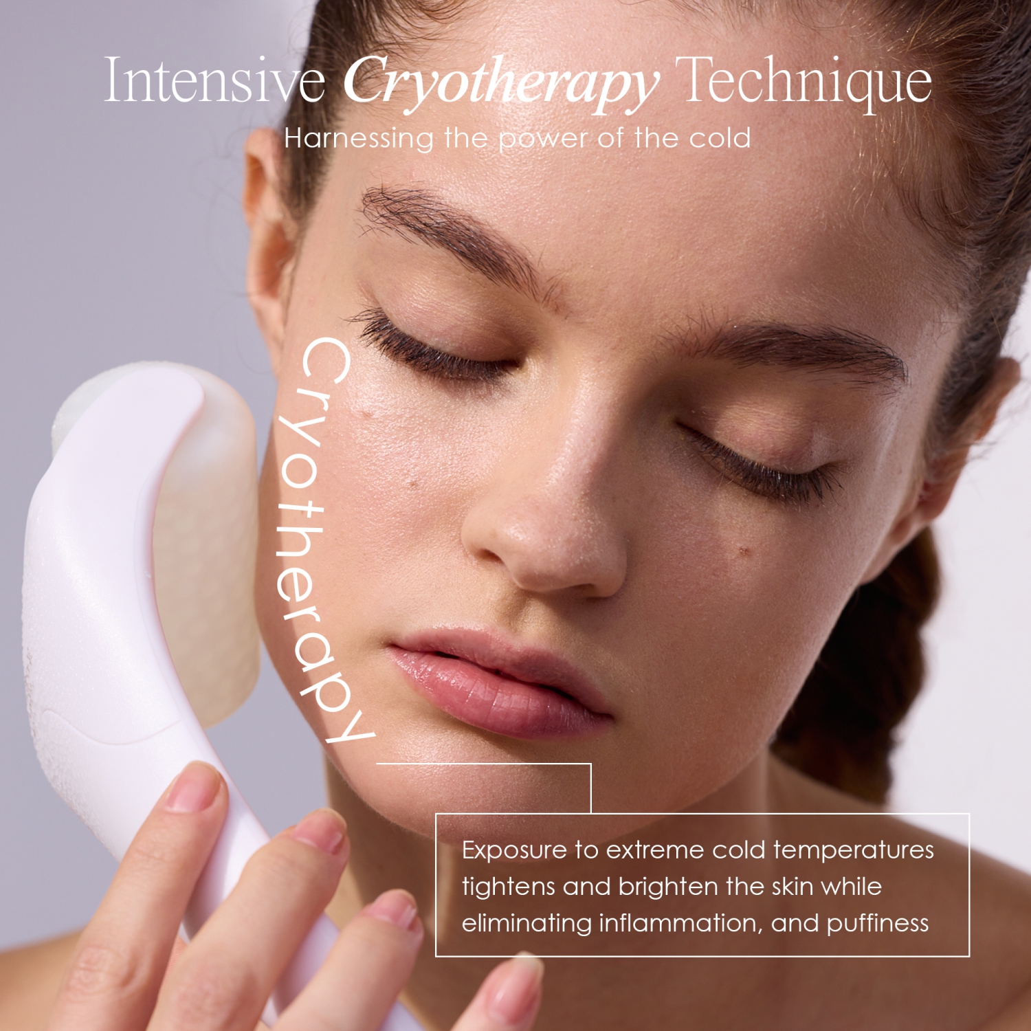 Project E Beauty The Ice Roller | Cryotherapy Treatment | Reduce Puffiness & Dark Circles | Tightens & Firms | Remove Wrinkles