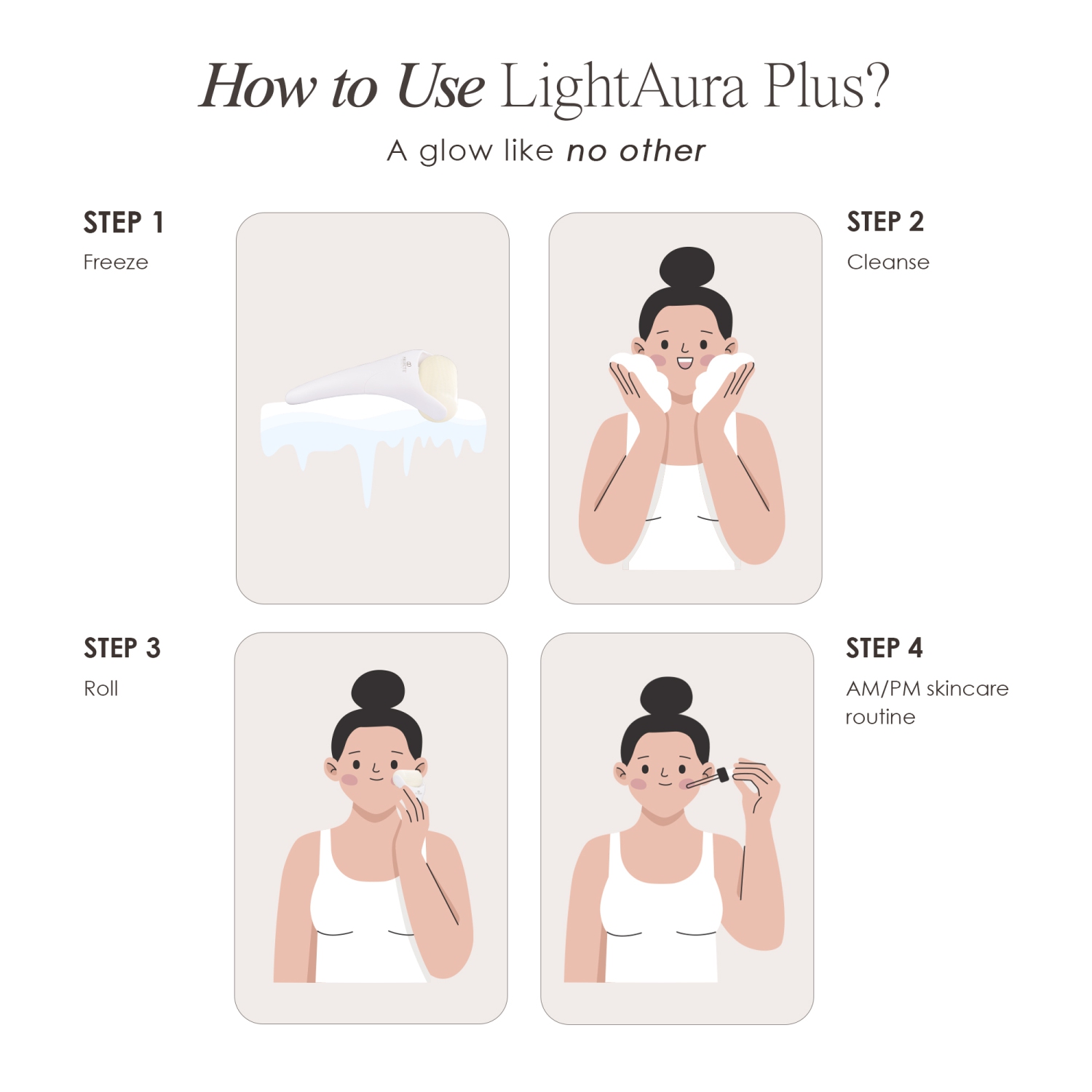 Project E Beauty The Ice Roller | Cryotherapy Treatment | Reduce Puffiness & Dark Circles | Tightens & Firms | Remove Wrinkles