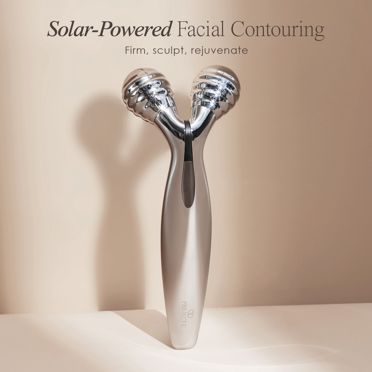 Project E Beauty VORA Microcurrent Facial Roller | 3D Face & Body Massager | Instant Face Lift & V-Shape | Tones & Tightens