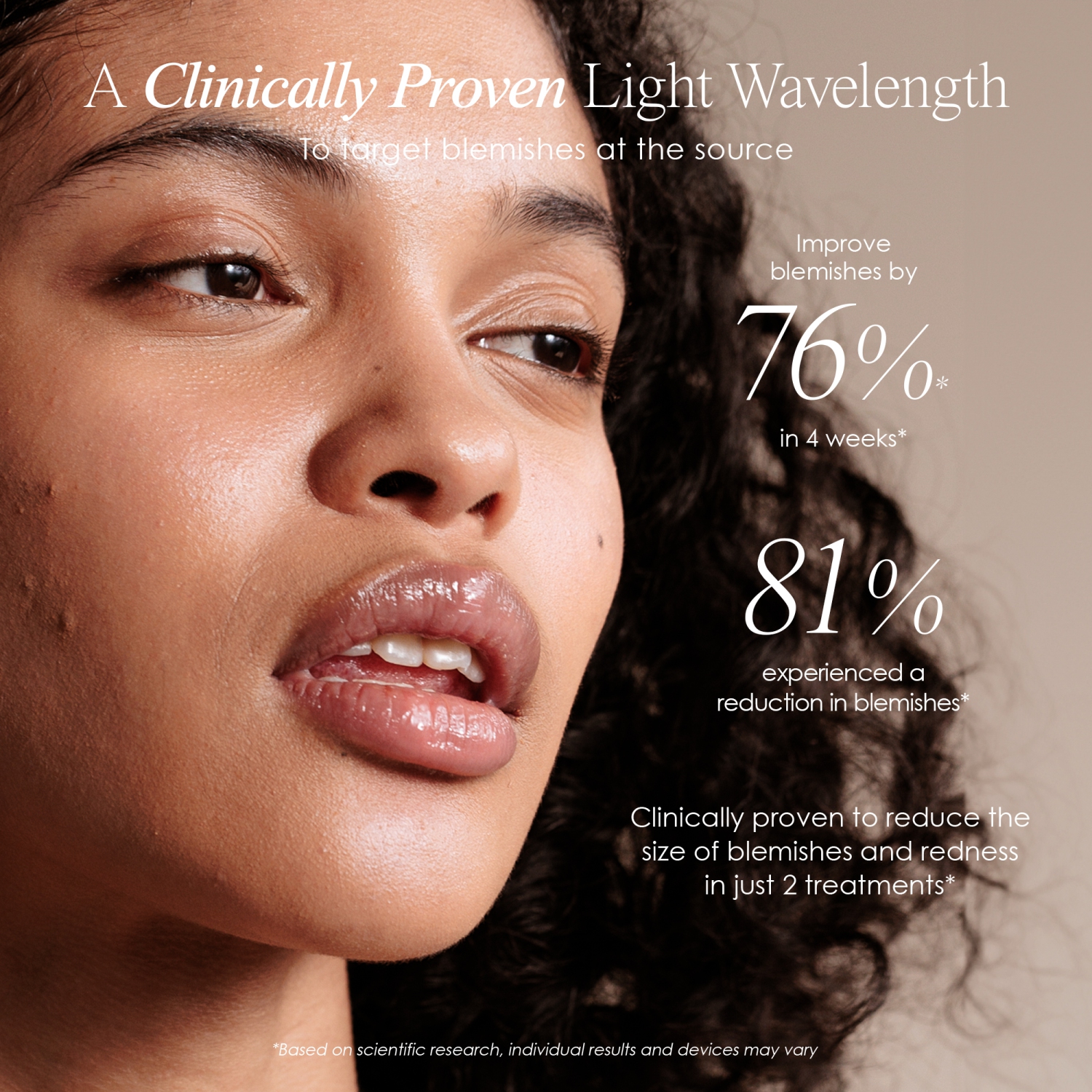 Project E Beauty Blue LED+ | Acne Light Therapy | Anti-Blemish | for Oily Skin | Reduce Dark Spots & Scars | Calm Inflammation