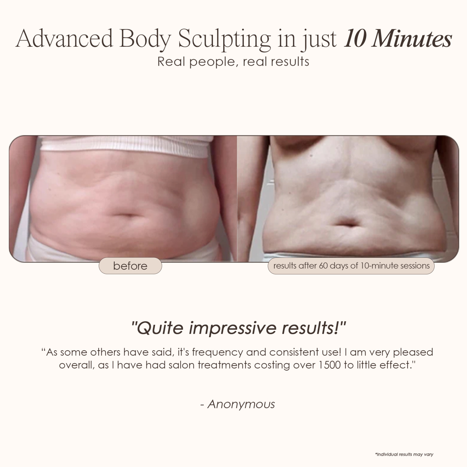 Project E Beauty BodySculpt | LED RF Beauty System | 3-in-1 Body Shaping Device | Body Massager | Firming & Contouring